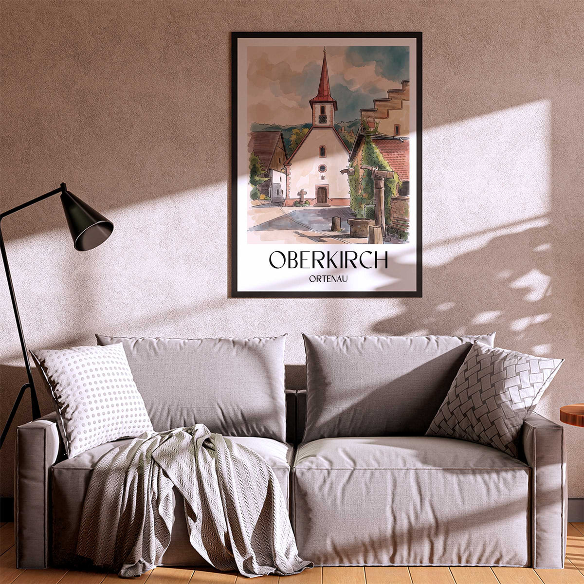 oberkirch-ortenau-deutschland-poster-aquarell