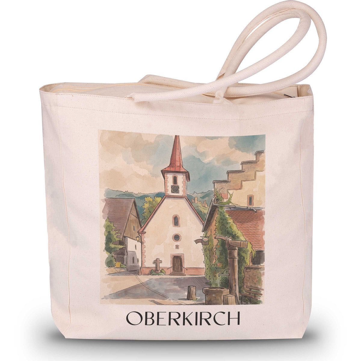 oberkirch-ortenau-deutschland-einkaufstasche-aquarell