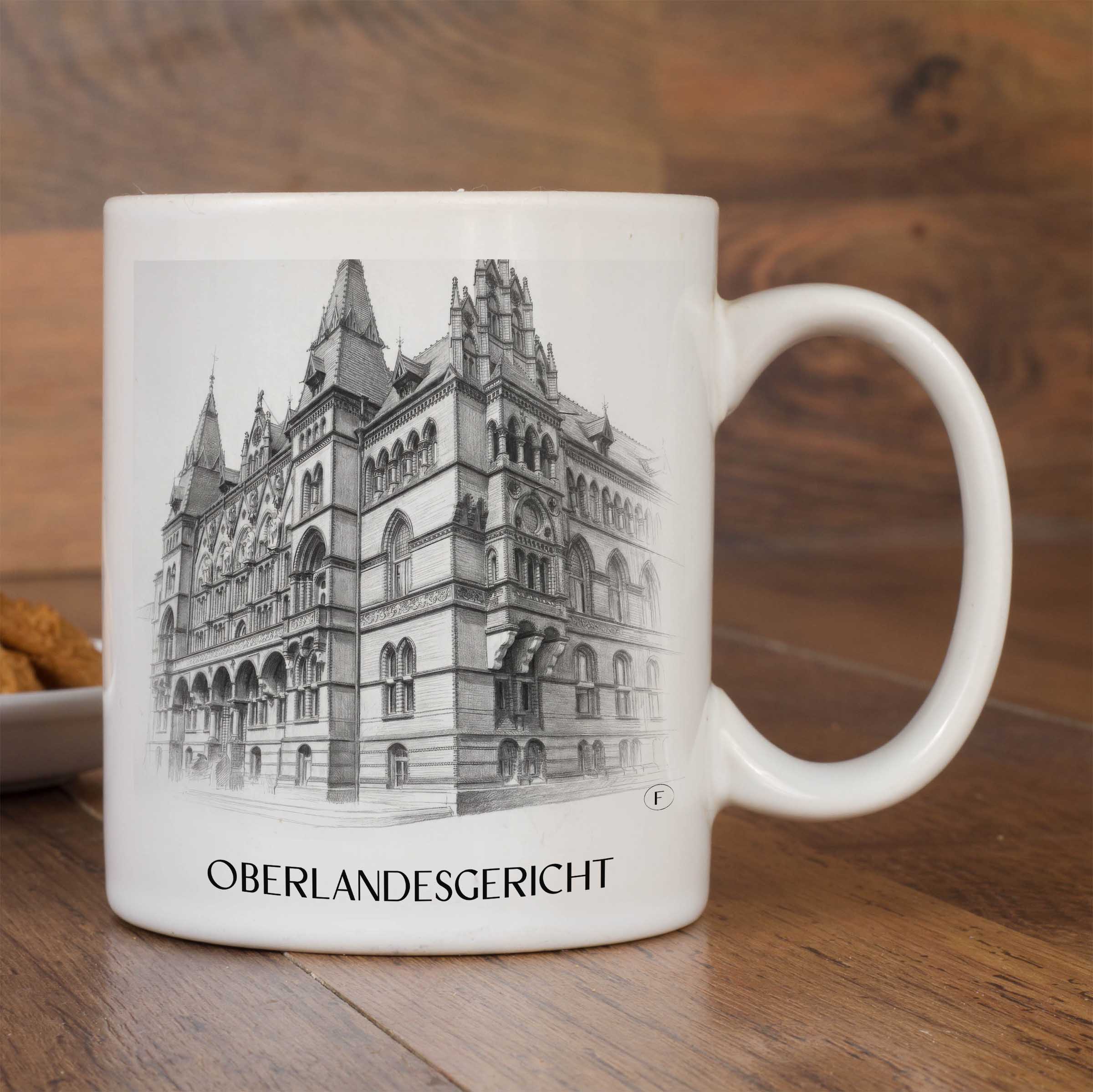 oberlandesgericht-rostock-deutschland-kaffeebecher-bleistift-zeichnung-drawing