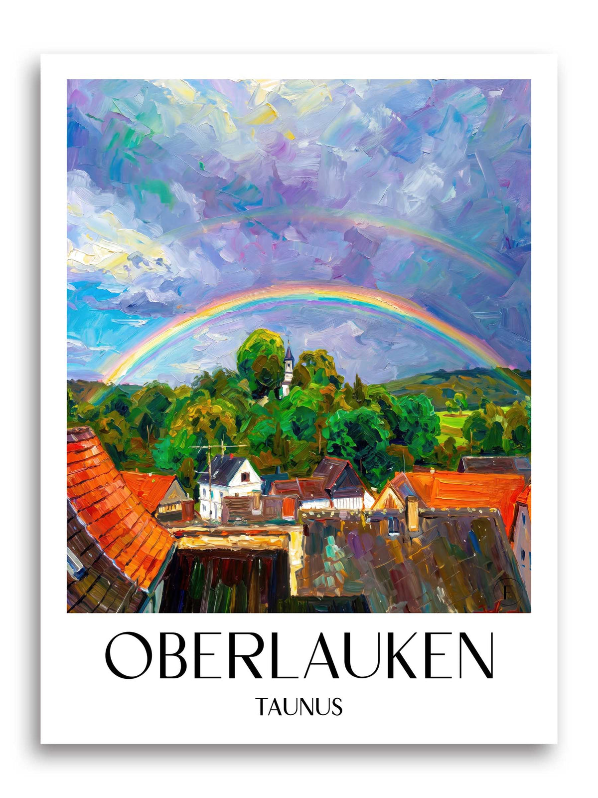 oberlauken-taunus-deutschland-poster-oil-painting-oelgemaelde