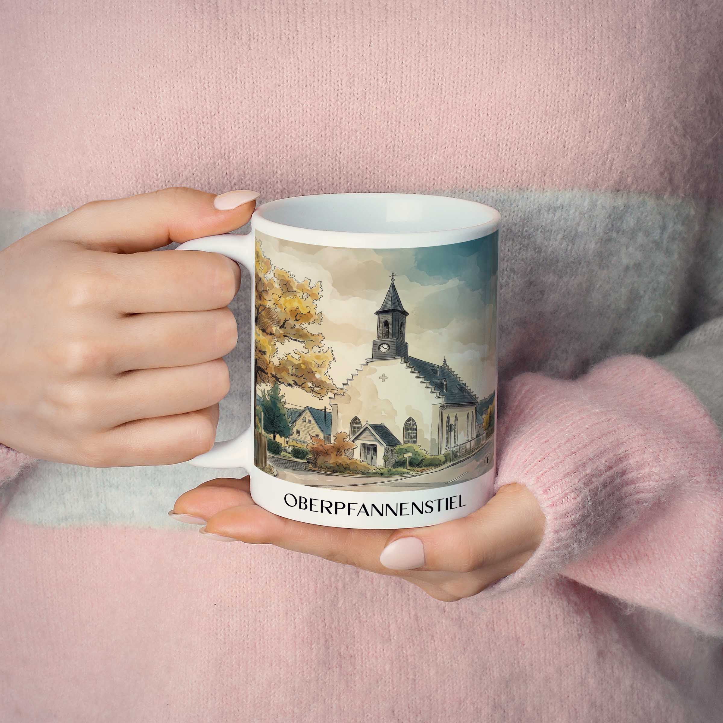 oberpfannenstiel-erzgebirge-deutschland-kaffeebecher-aquarell