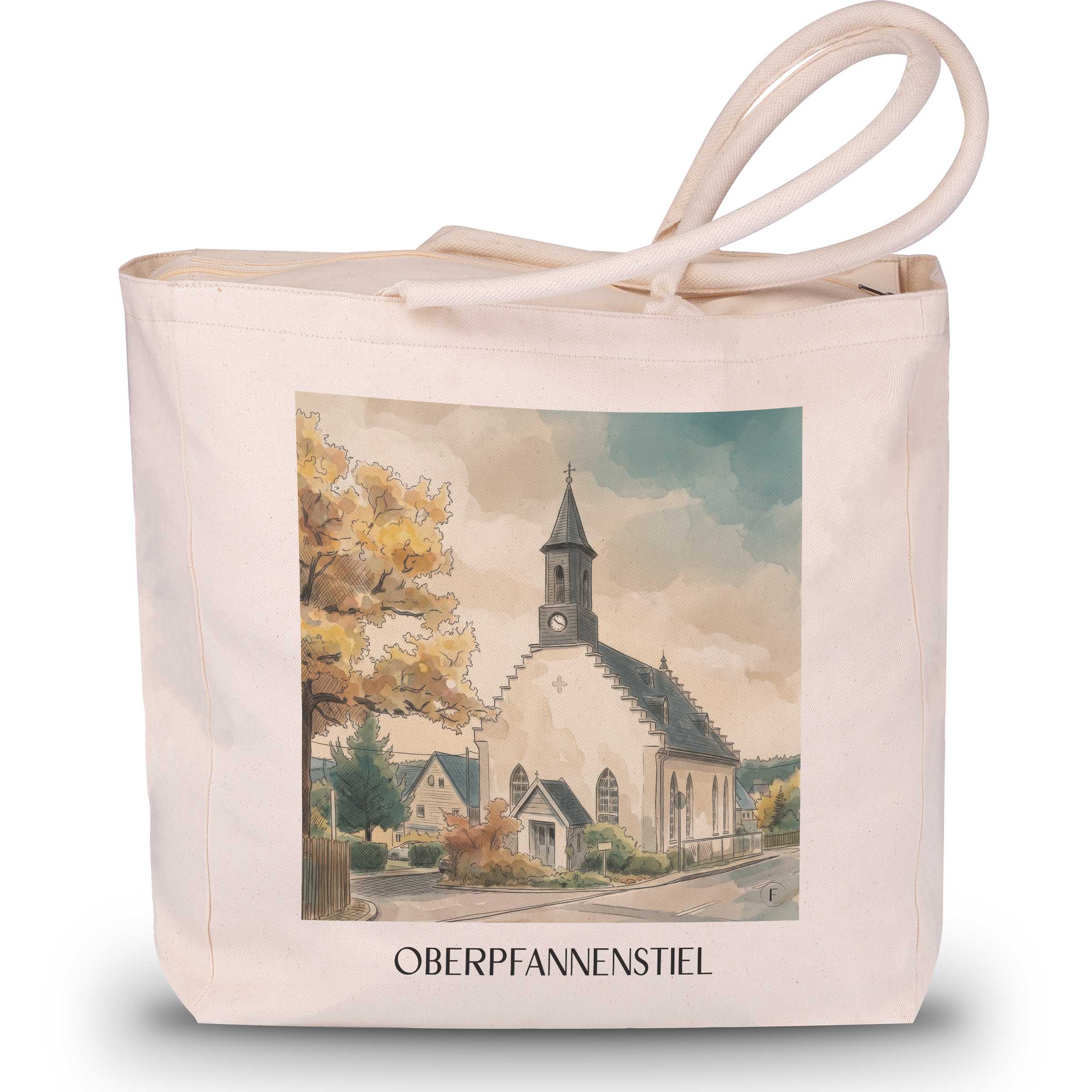 oberpfannenstiel-erzgebirge-deutschland-einkaufstasche-aquarell