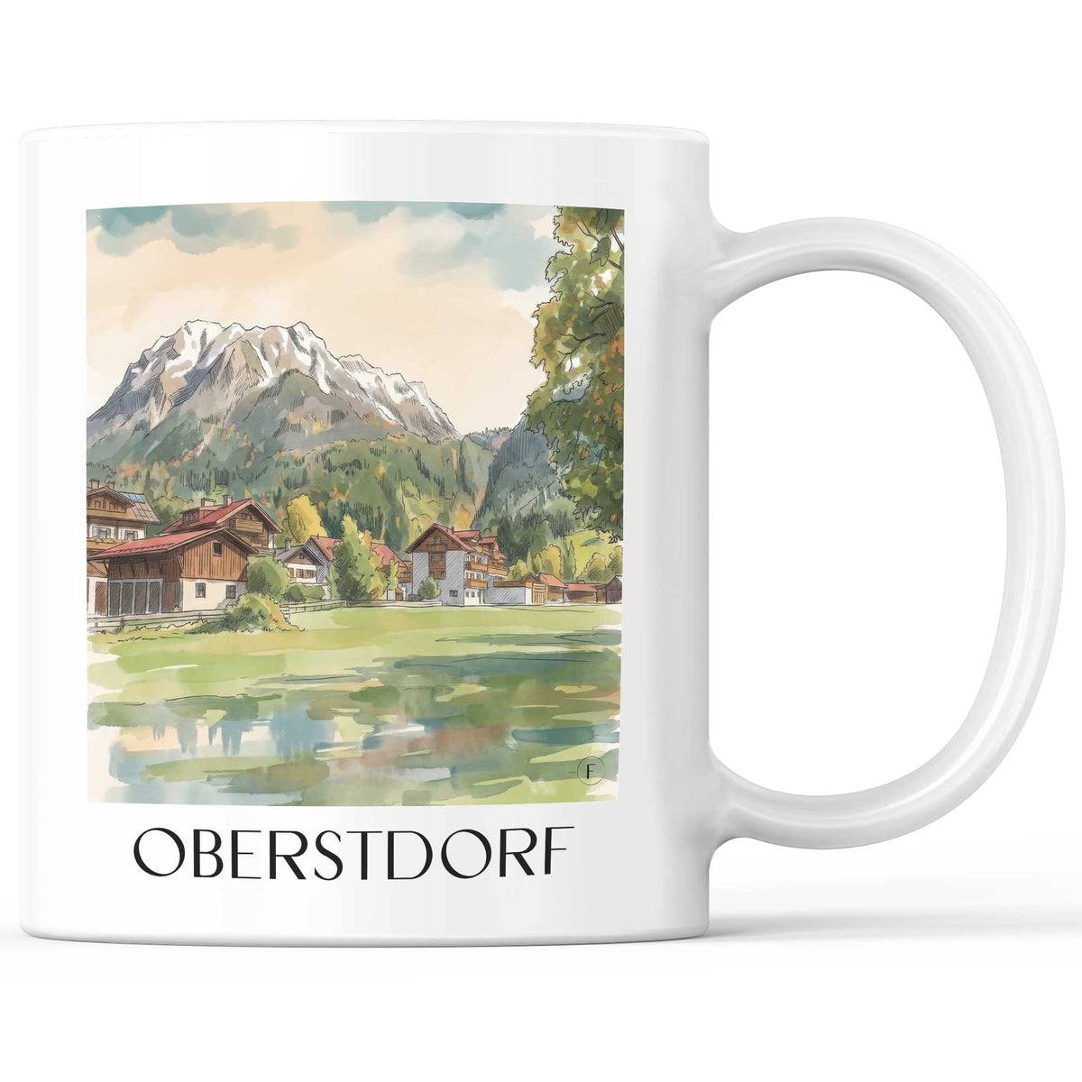 oberstdorf-oberallgäu-deutschland-kaffeebecher-aquarell