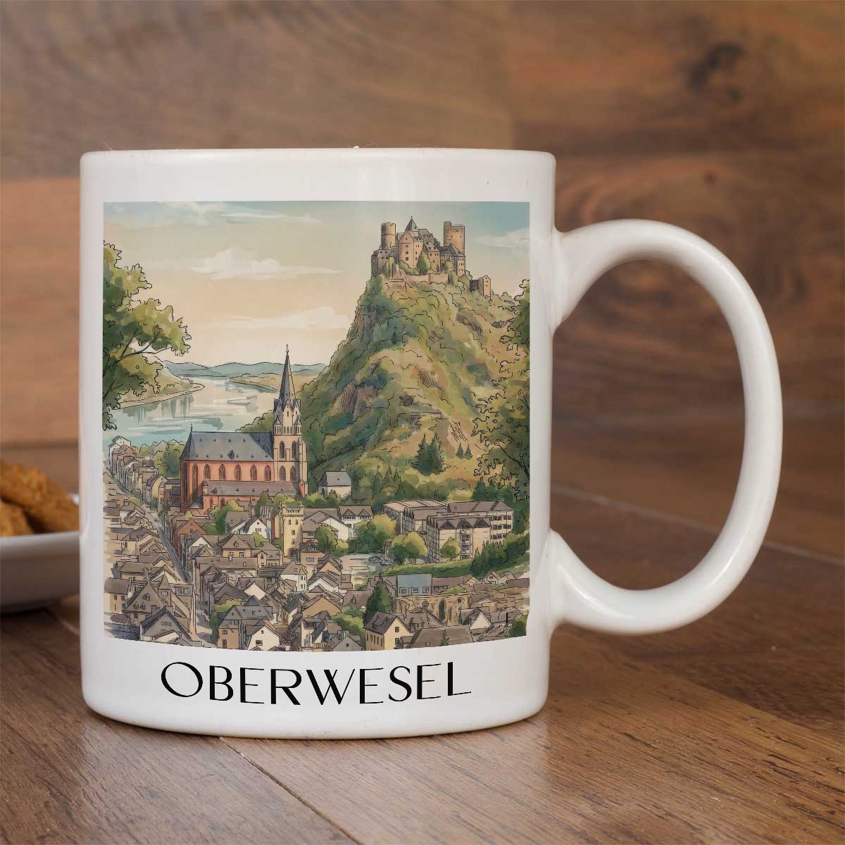 oberwesel-oberes-mittelrheintal-deutschland-kaffeebecher-aquarell