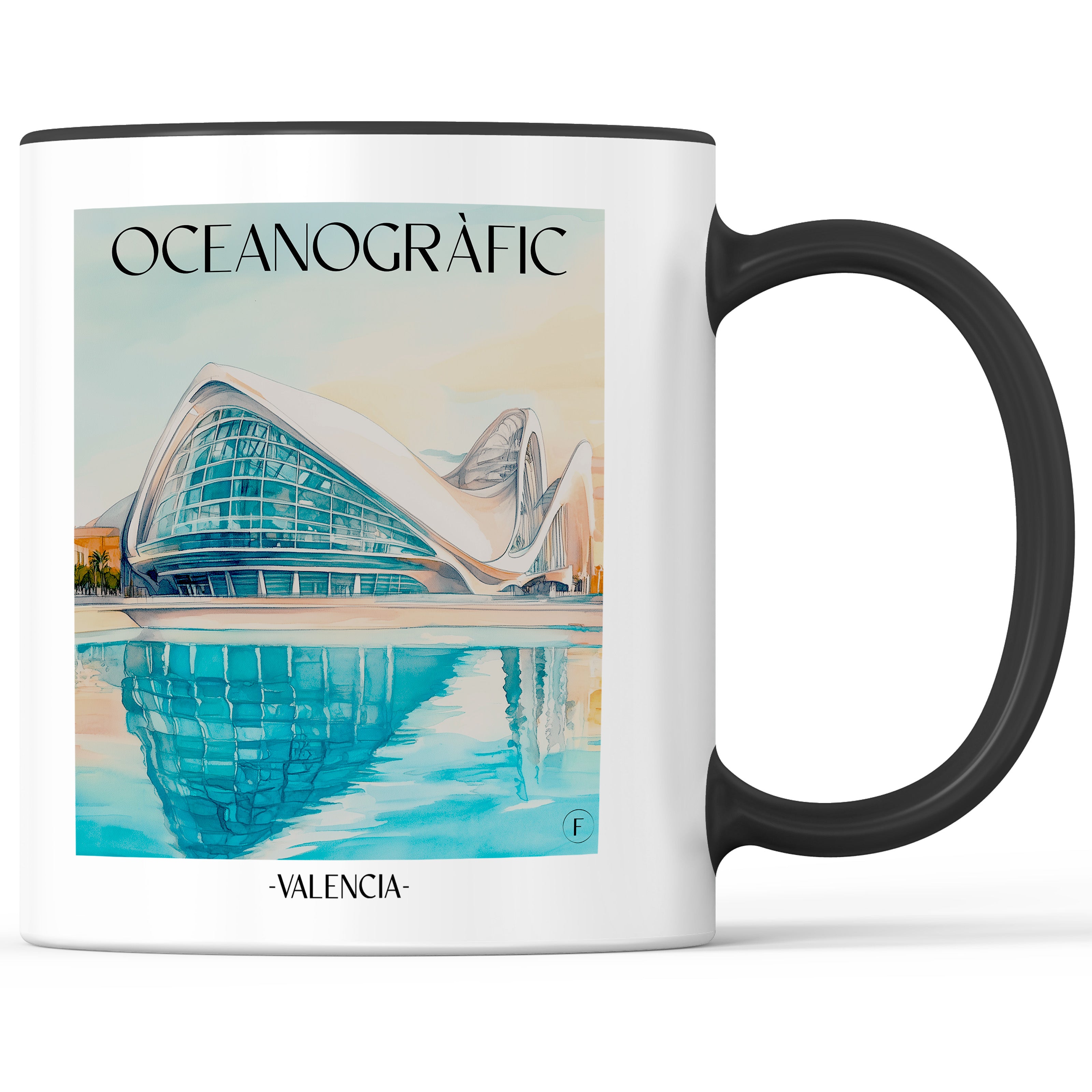oceanogràfic-(valencia)-valencia-spanien-einkaufstasche-aquarell