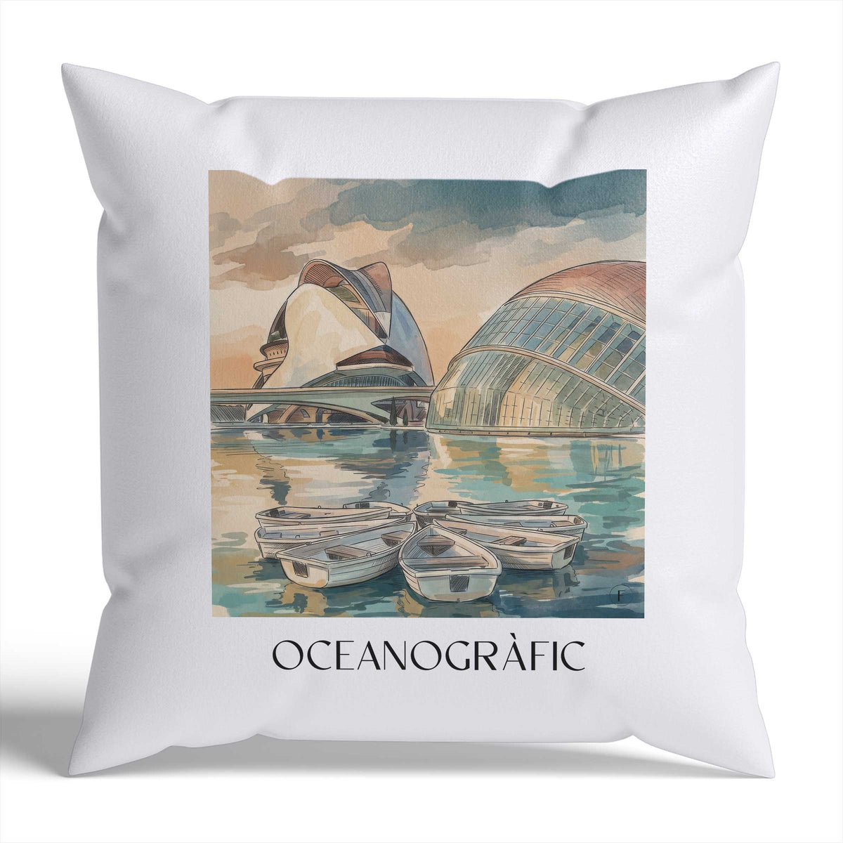 oceanogràfic-(valencia)-valencia-spanien-kissenbezug-aquarell