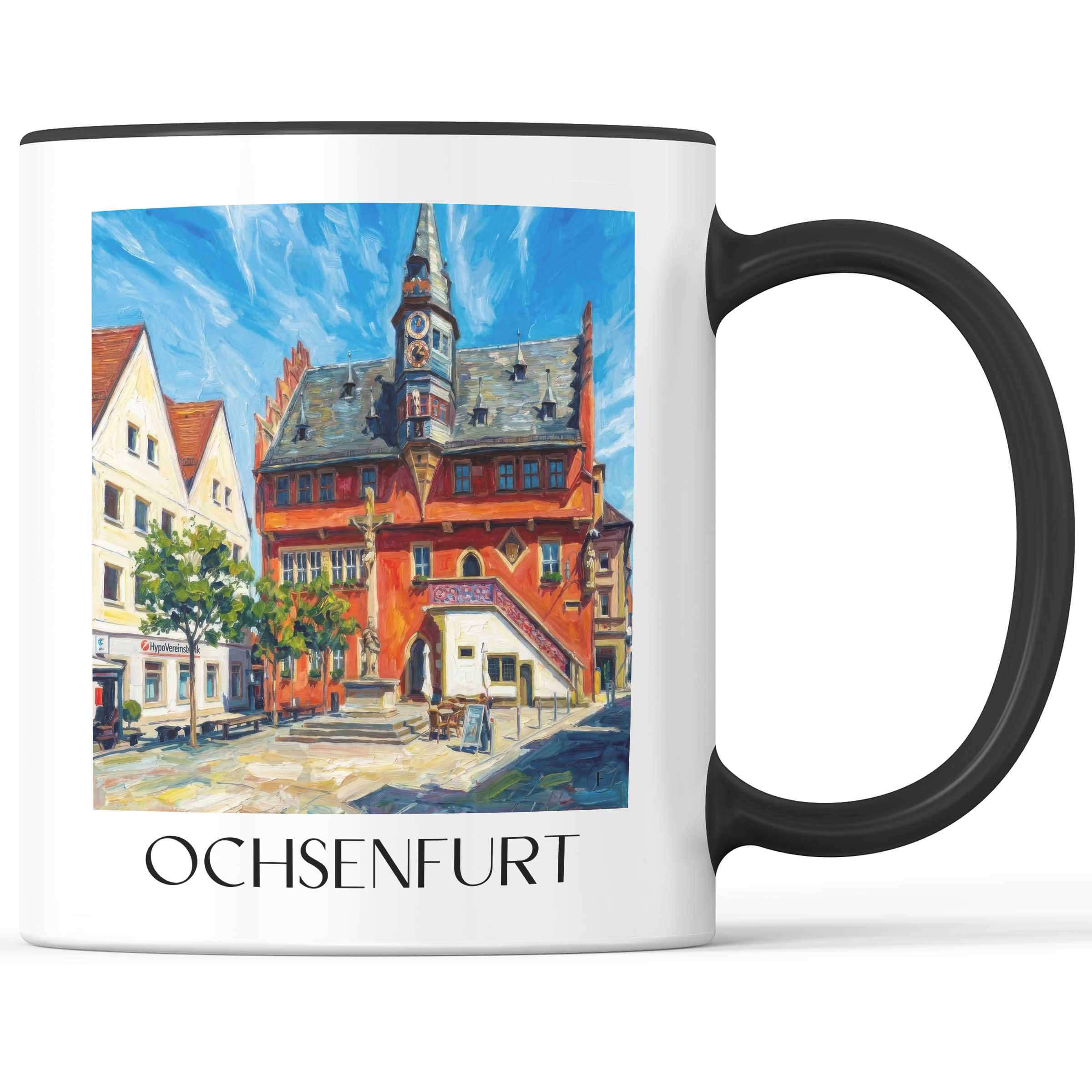 ochsenfurt-deutschland-kaffeebecher-oil-painting-oelgemaelde