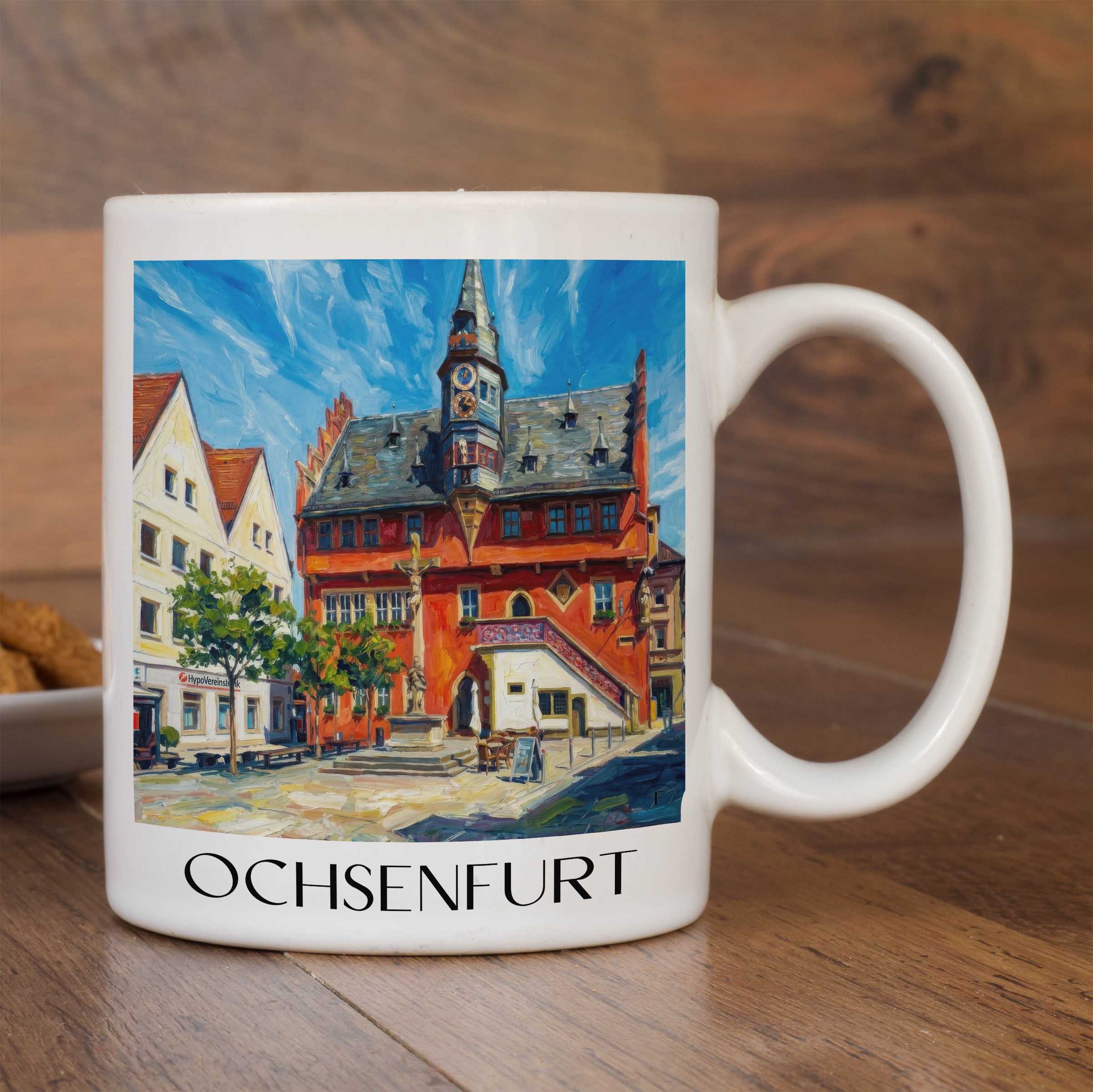 ochsenfurt-deutschland-kaffeebecher-oil-painting-oelgemaelde