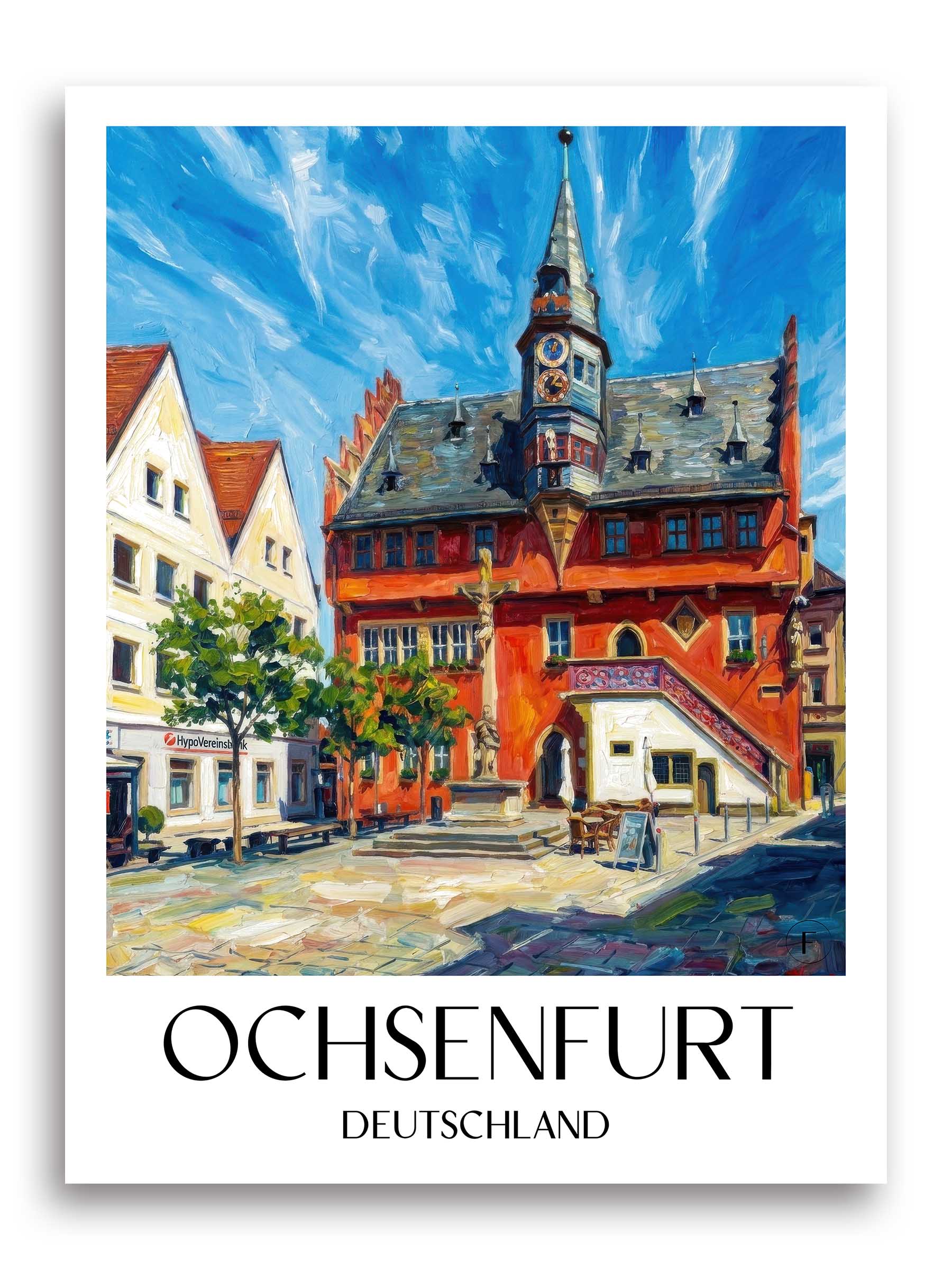 ochsenfurt-deutschland-poster-oil-painting-oelgemaelde