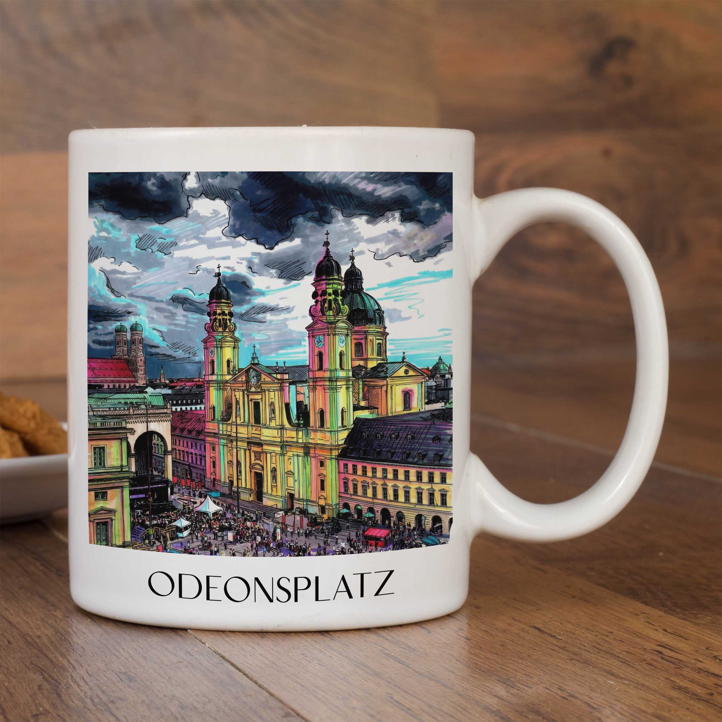 odeonsplatz-münchen-deutschland-kaffeebecher-graffiti