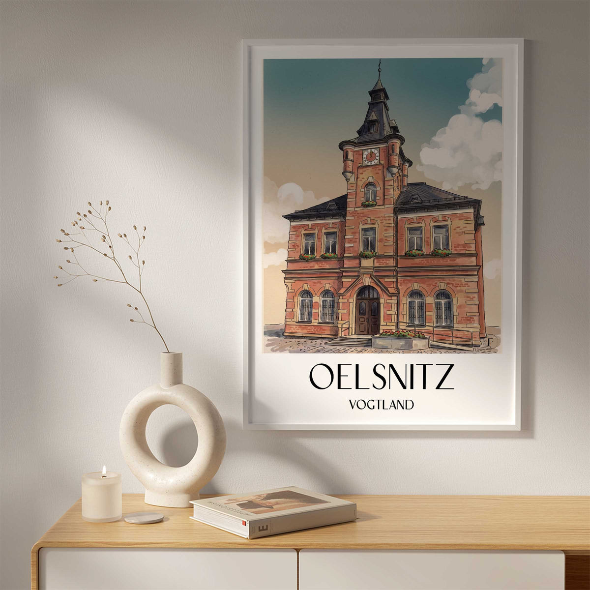 oelsnitz-vogtland-deutschland-poster-aquarell