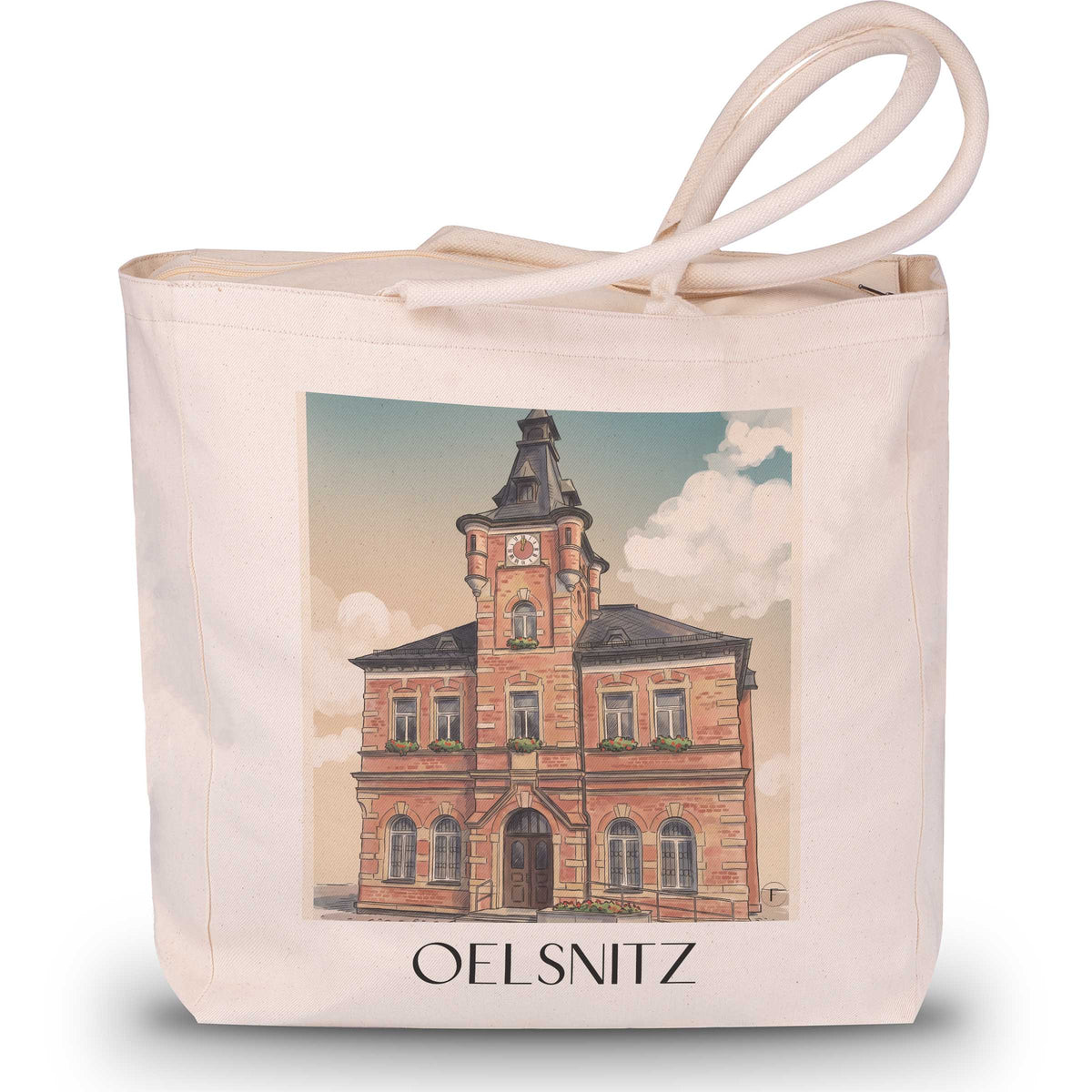 oelsnitz-vogtland-deutschland-einkaufstasche-aquarell