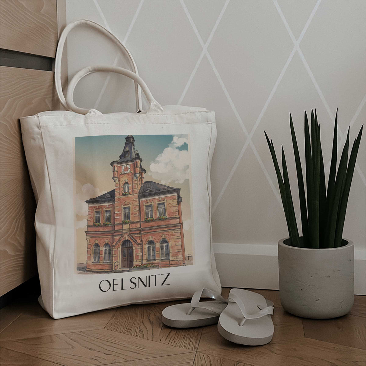oelsnitz-vogtland-deutschland-einkaufstasche-aquarell