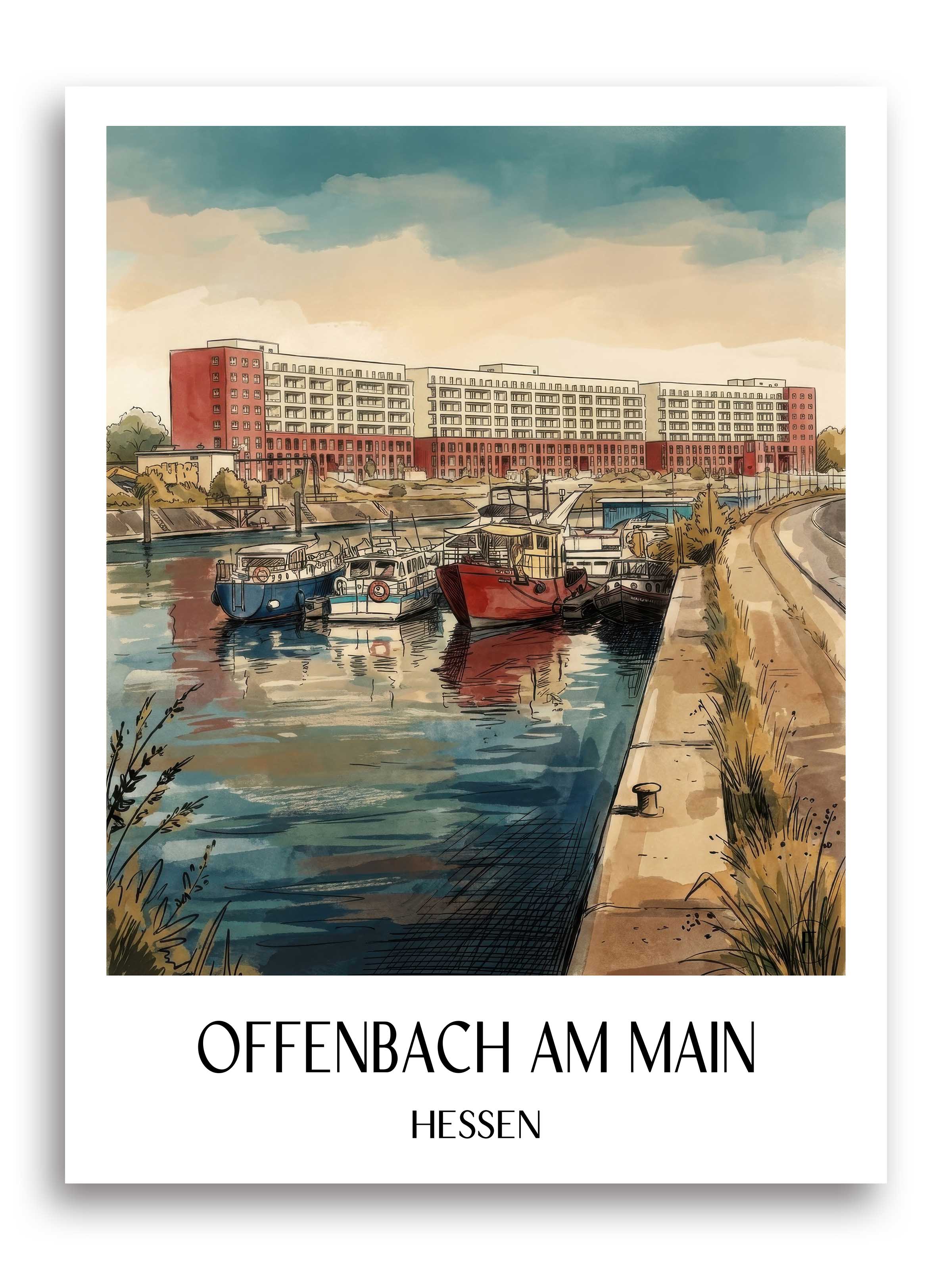 offenbach-am-main-hessen-deutschland-poster-aquarell