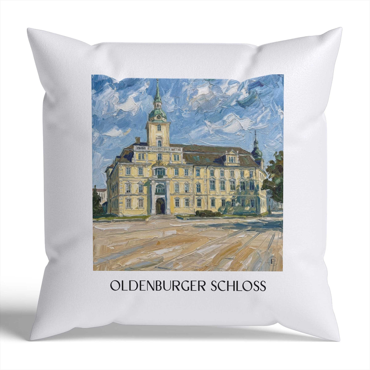 oldenburger-schloss-niedersachsen-deutschland-kissenbezug-oil-painting-oelgemaelde