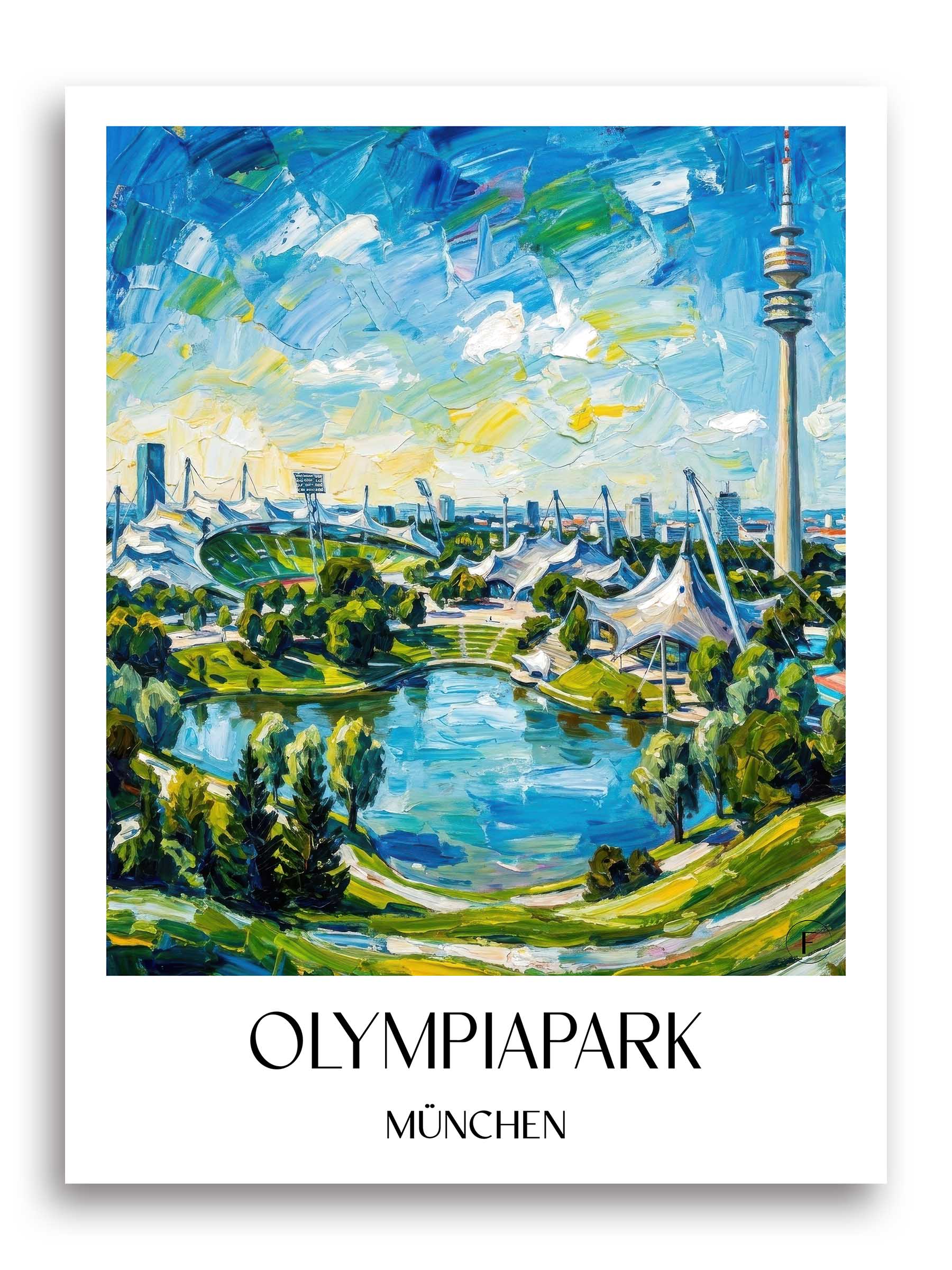 olympiapark-münchen-deutschland-poster-oil-painting-oelgemaelde