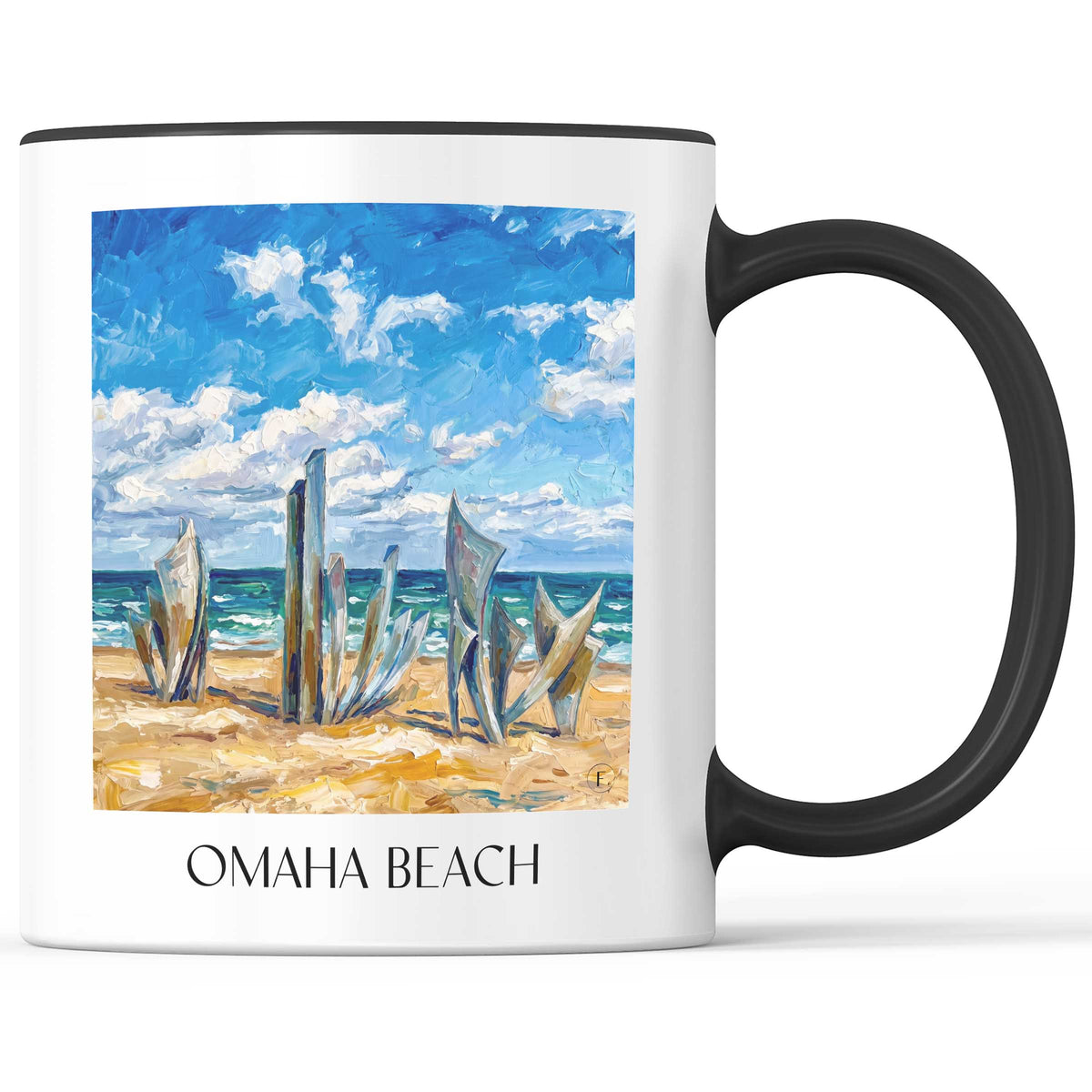 omaha-beach-d-day-strände-frankreich-kaffeebecher-oil-painting-oelgemaelde