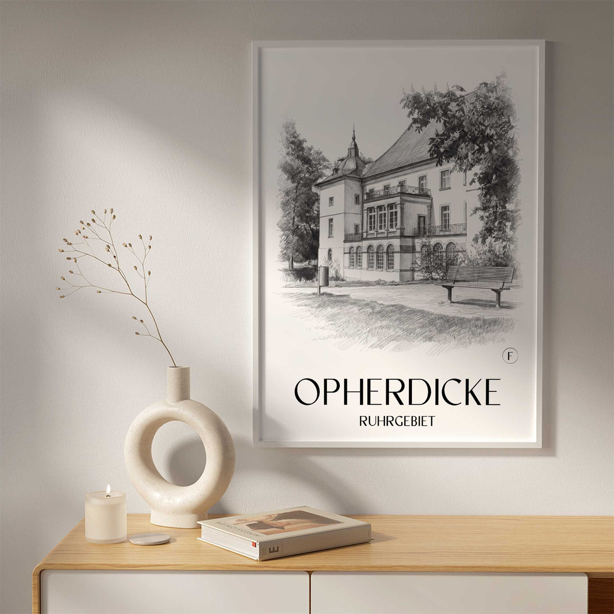 opherdicke-ruhrgebiet-deutschland-poster-bleistift-zeichnung-drawing