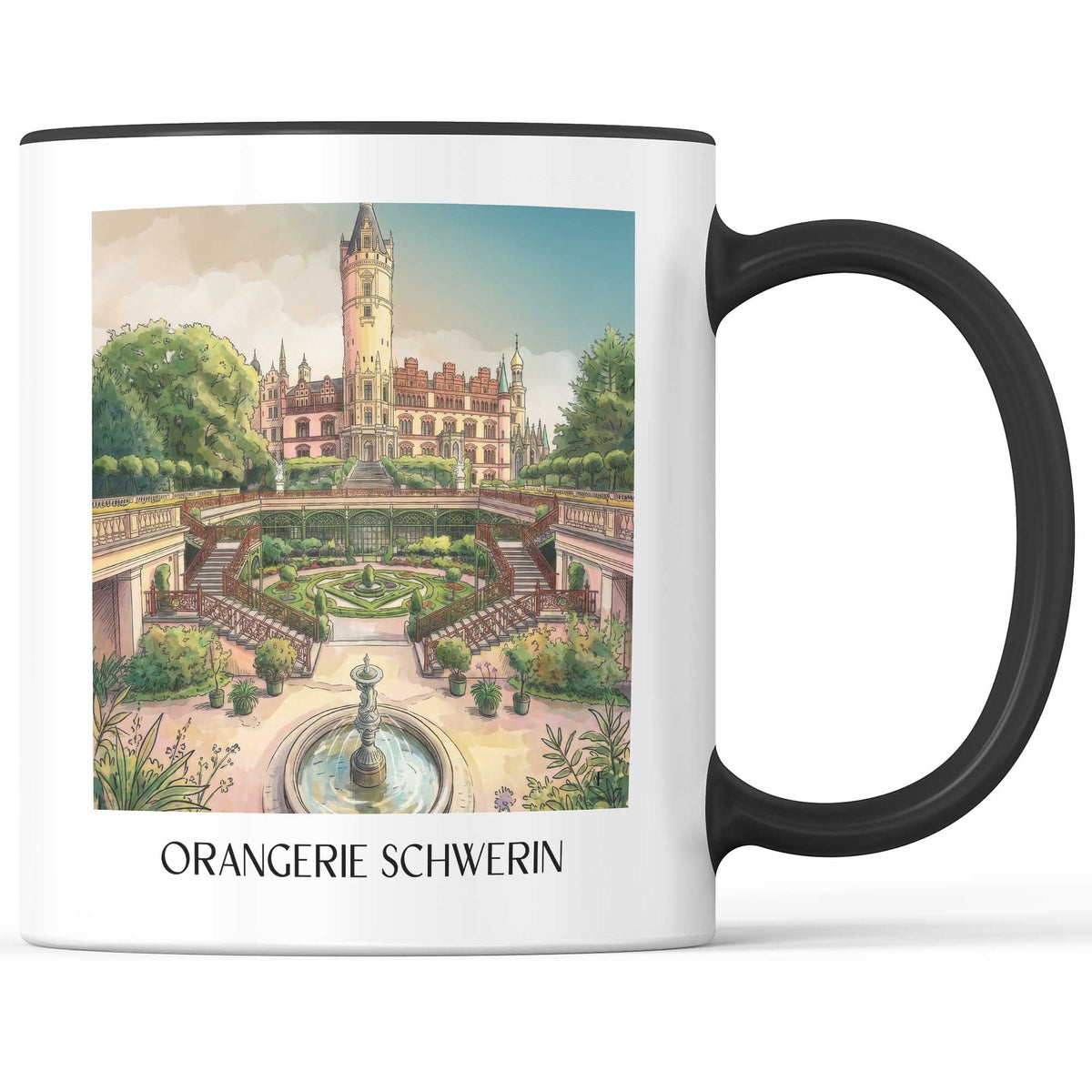 orangerie-schwerin-deutschland-kaffeebecher-aquarell
