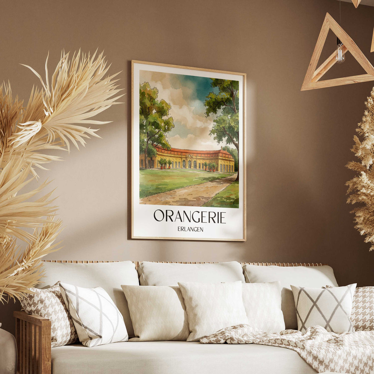orangerie-erlangen-deutschland-poster-aquarell