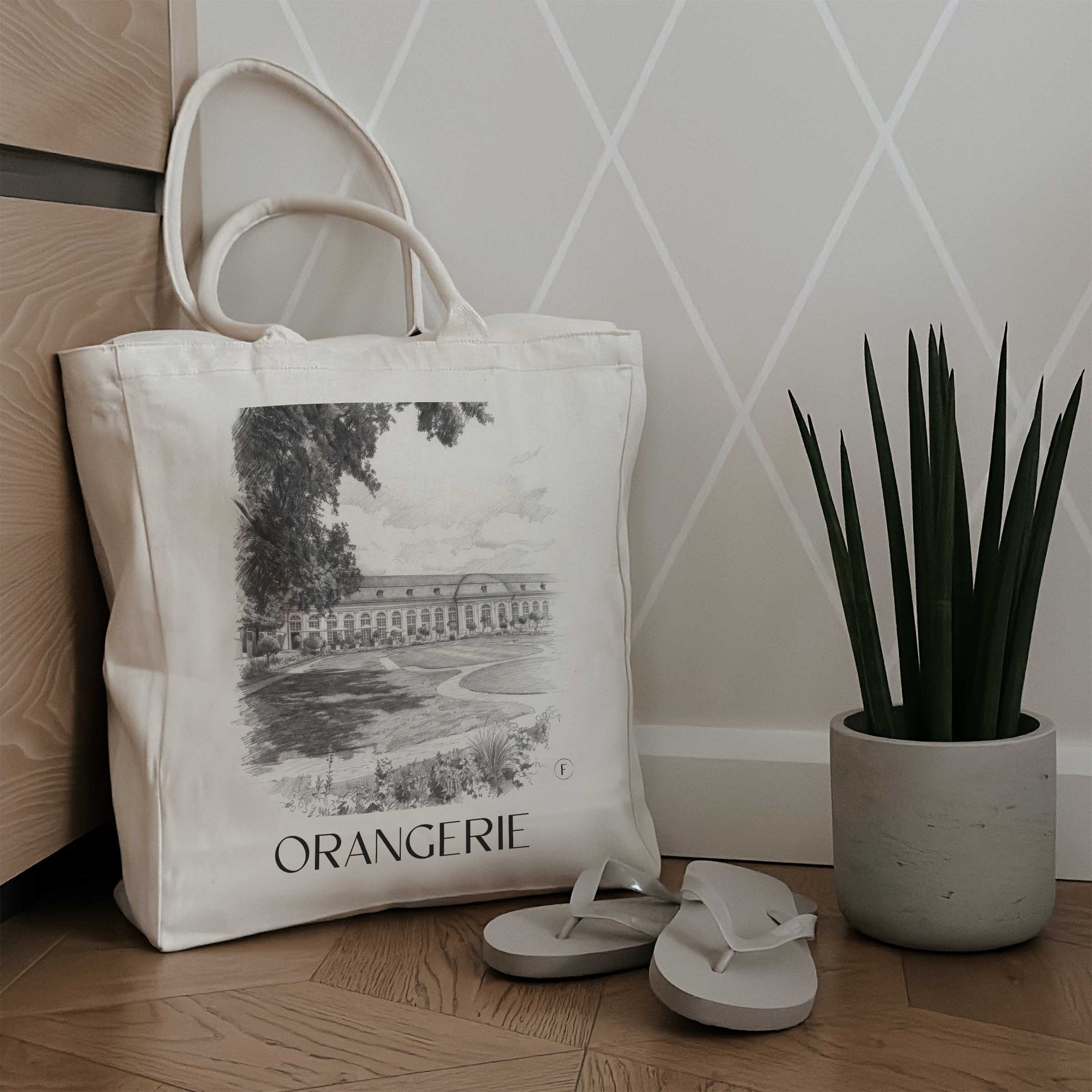orangerie-ansbach-deutschland-einkaufstasche-bleistift-zeichnung-drawing