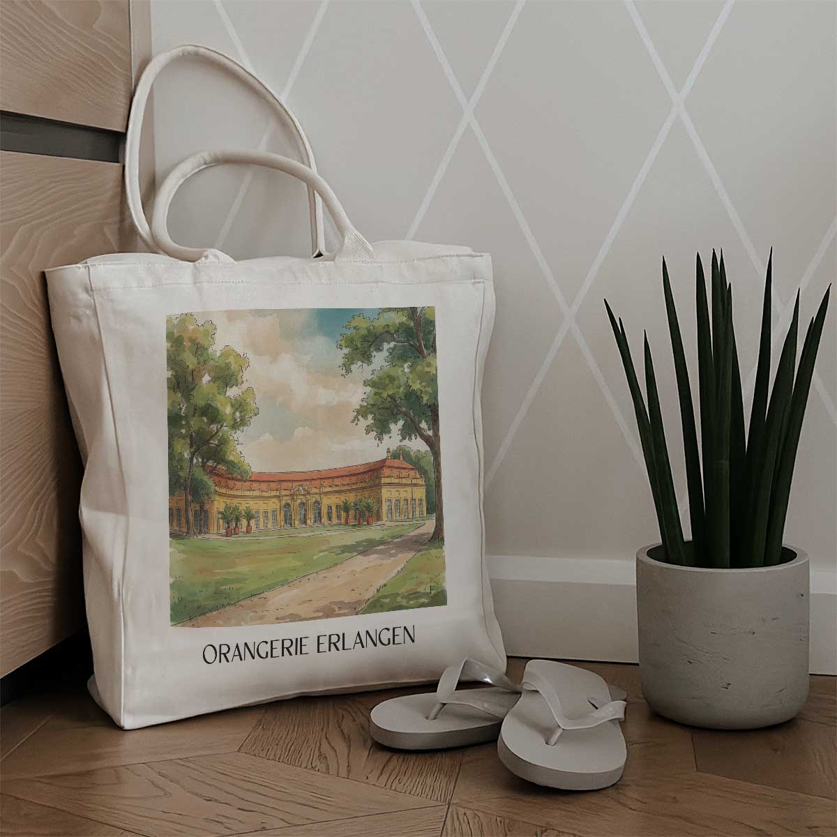 orangerie-erlangen-deutschland-einkaufstasche-aquarell