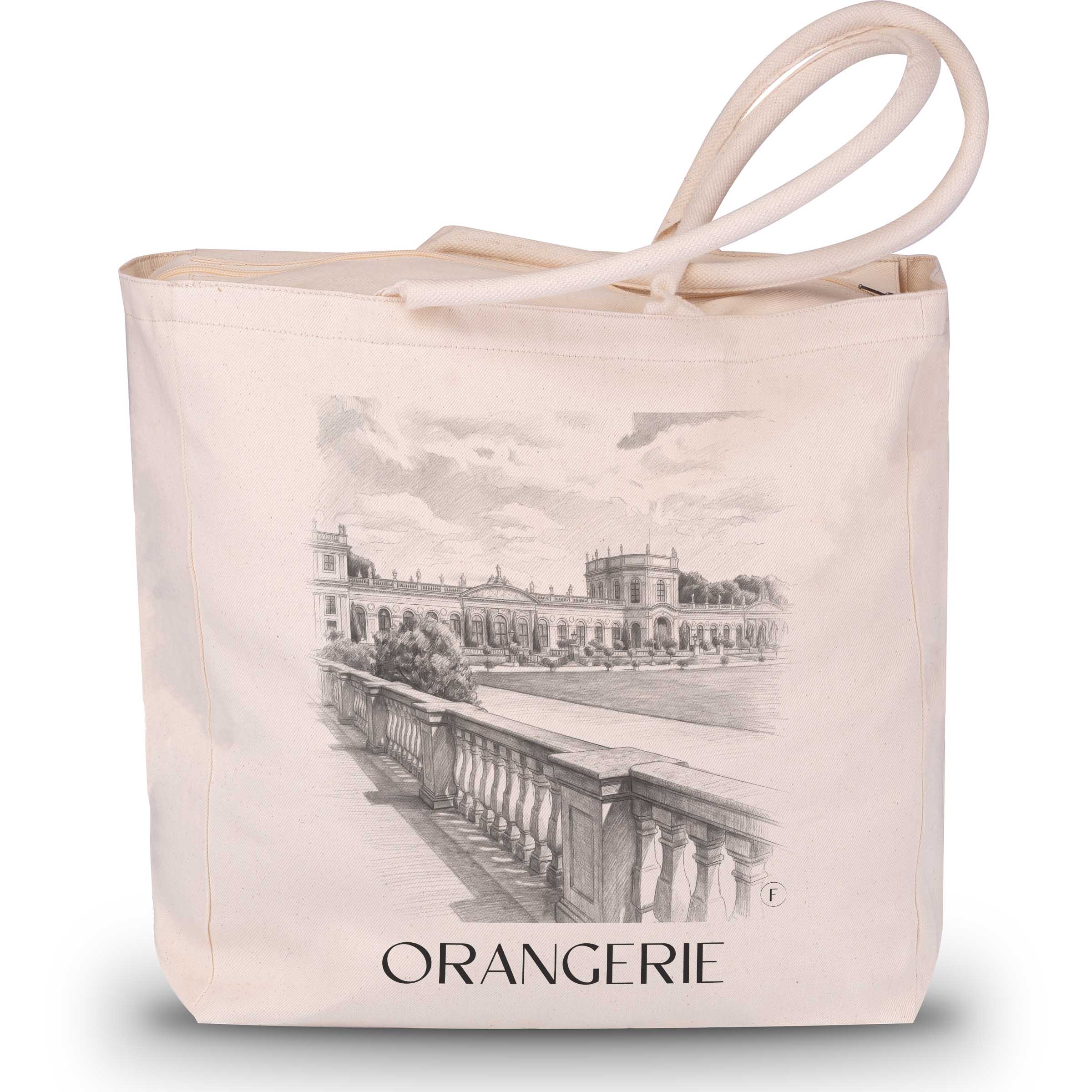 orangerie-kassel-deutschland-einkaufstasche-bleistift-zeichnung-drawing