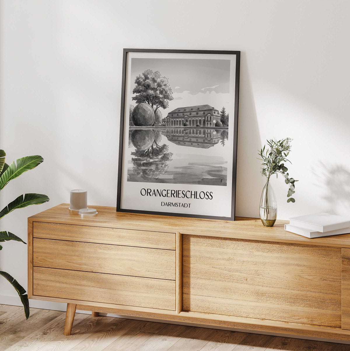 orangerieschloss-darmstadt-deutschland-poster-aquarell-schwarz-weiss