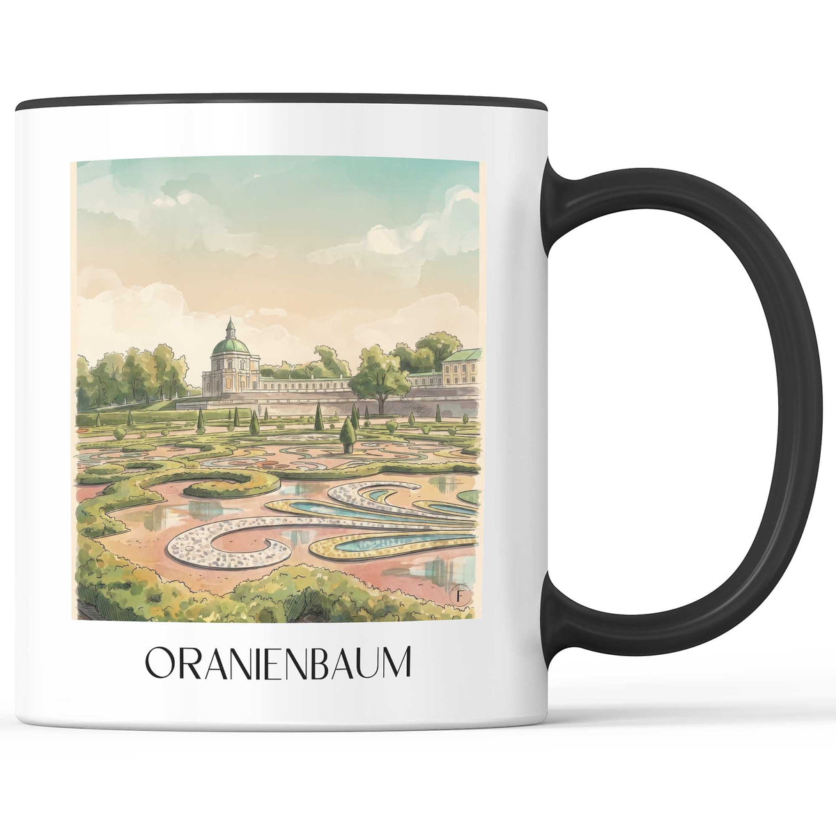 oranienbaum-dessau-deutschland-kaffeebecher-aquarell