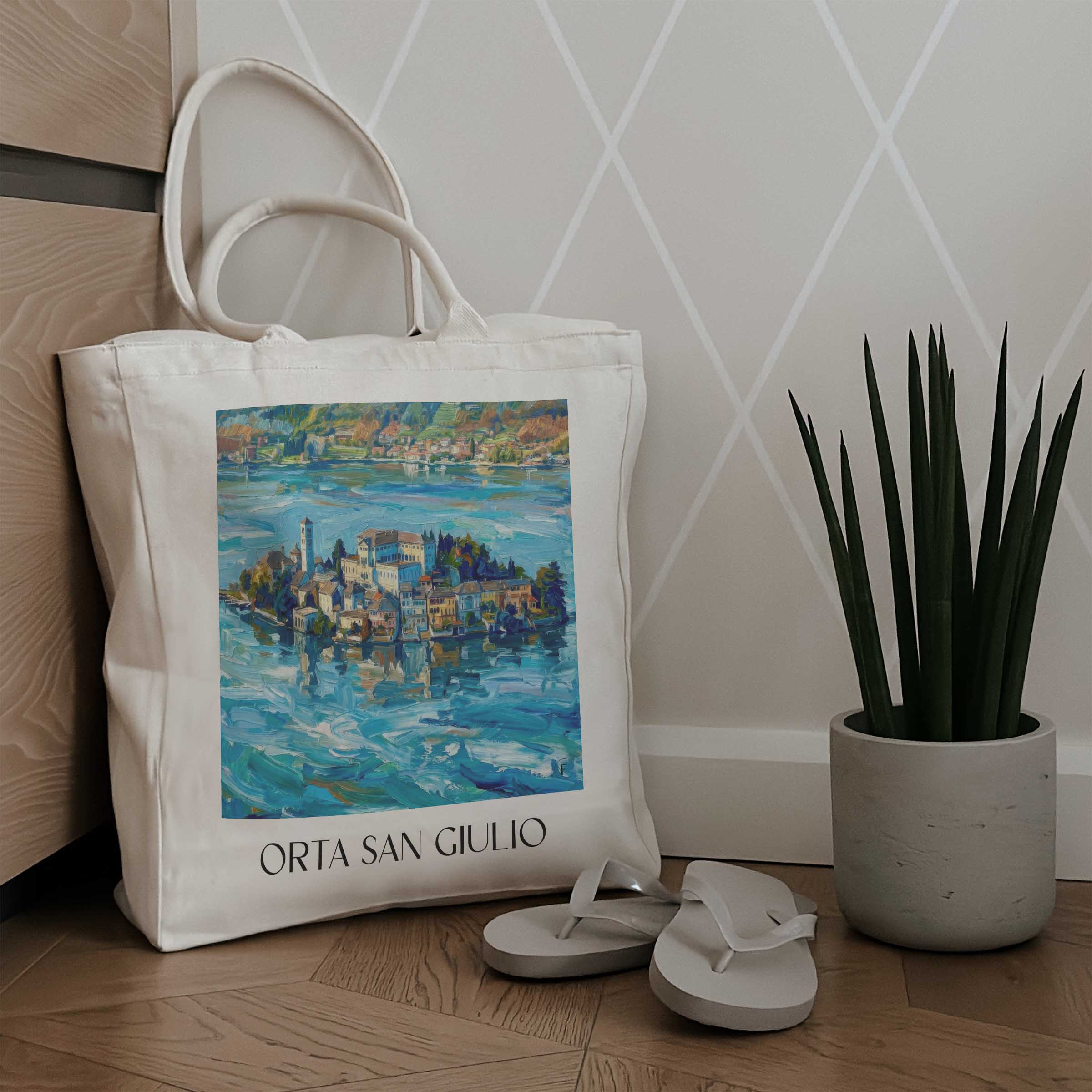 orta-san-giulio-ortasee-italien-einkaufstasche-oil-painting-oelgemaelde