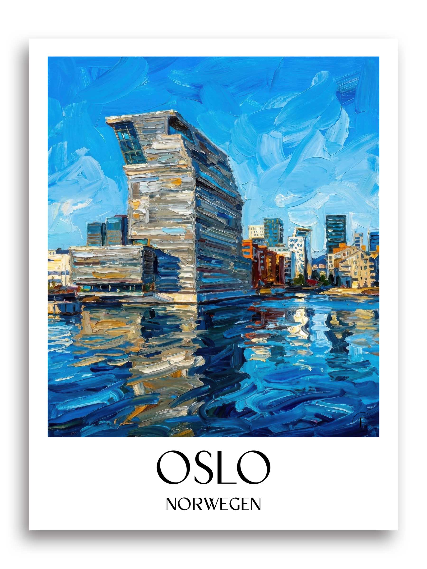 oslo-norwegen-poster-oil-painting-oelgemaelde