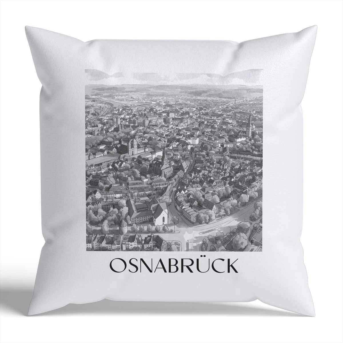 osnabrück-niedersachsen-deutschland-kissenbezug-aquarell-schwarz-weiss