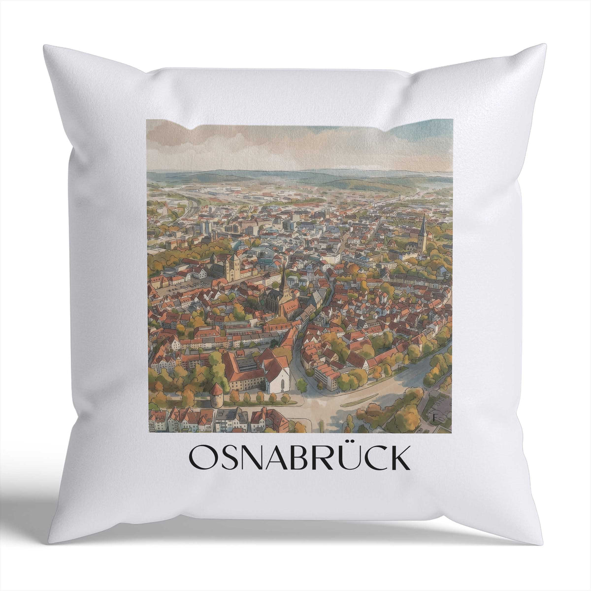 osnabrück-niedersachsen-deutschland-kissenbezug-aquarell