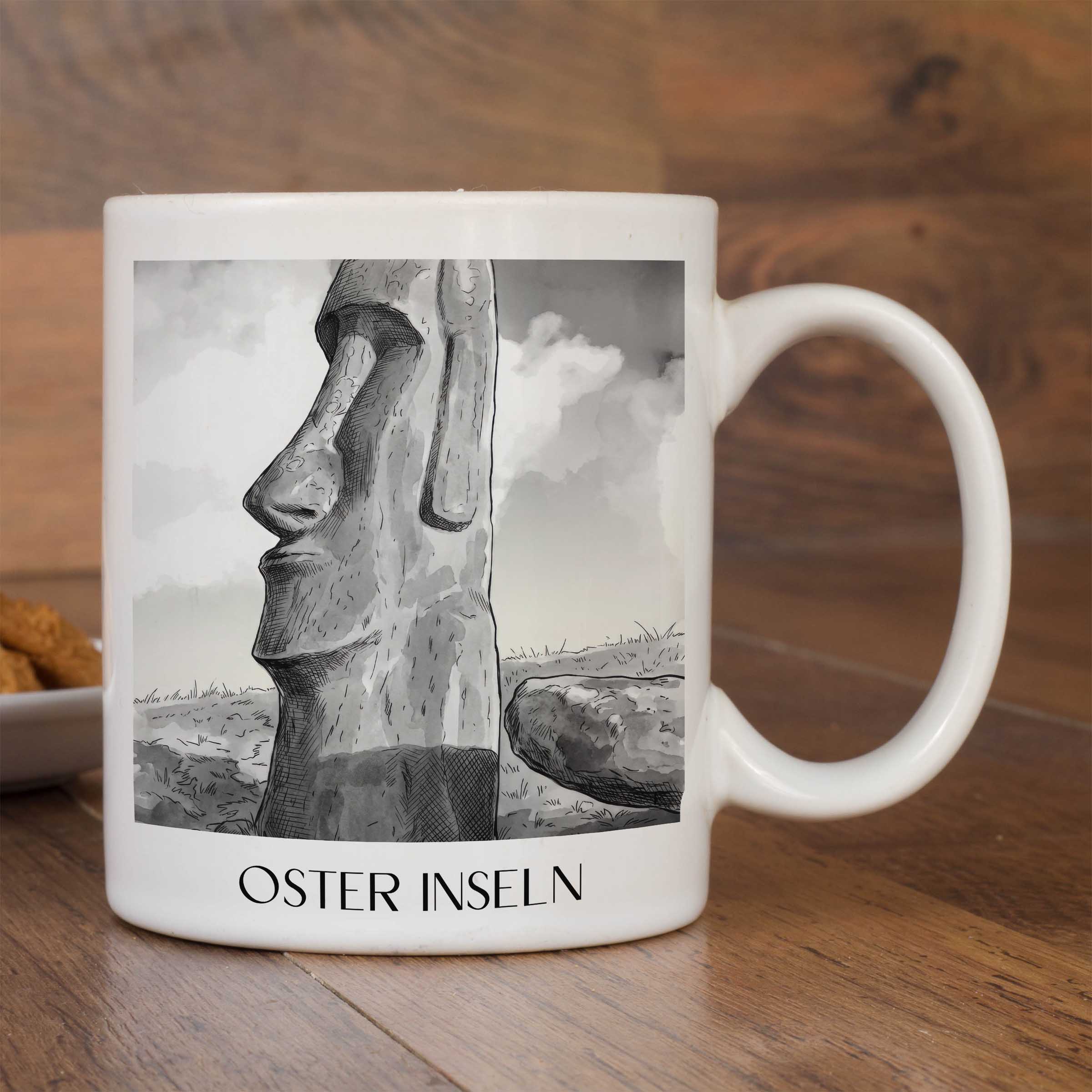 oster-inseln-chile-kaffeebecher-aquarell-schwarz-weiss