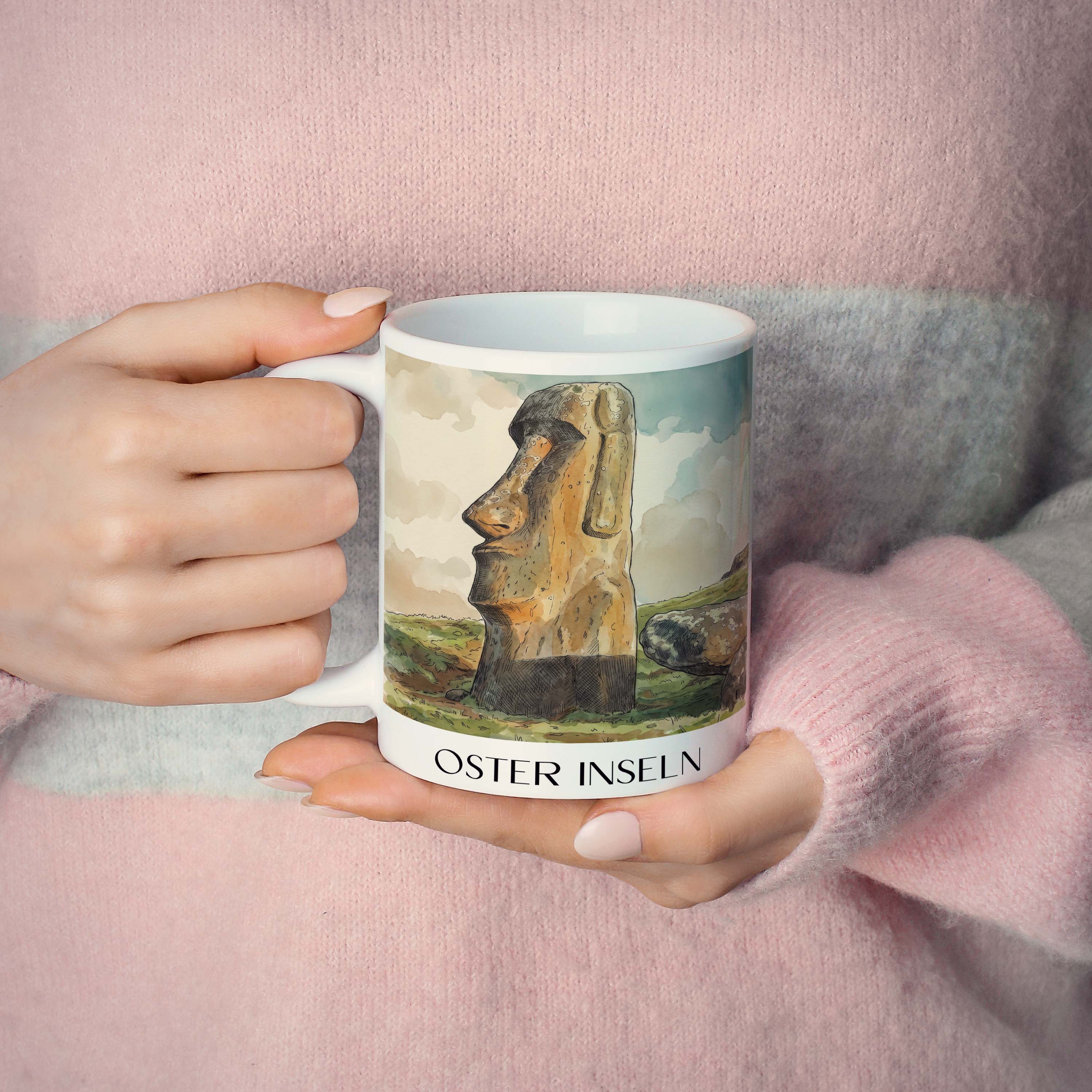 oster-inseln-chile-kaffeebecher-aquarell