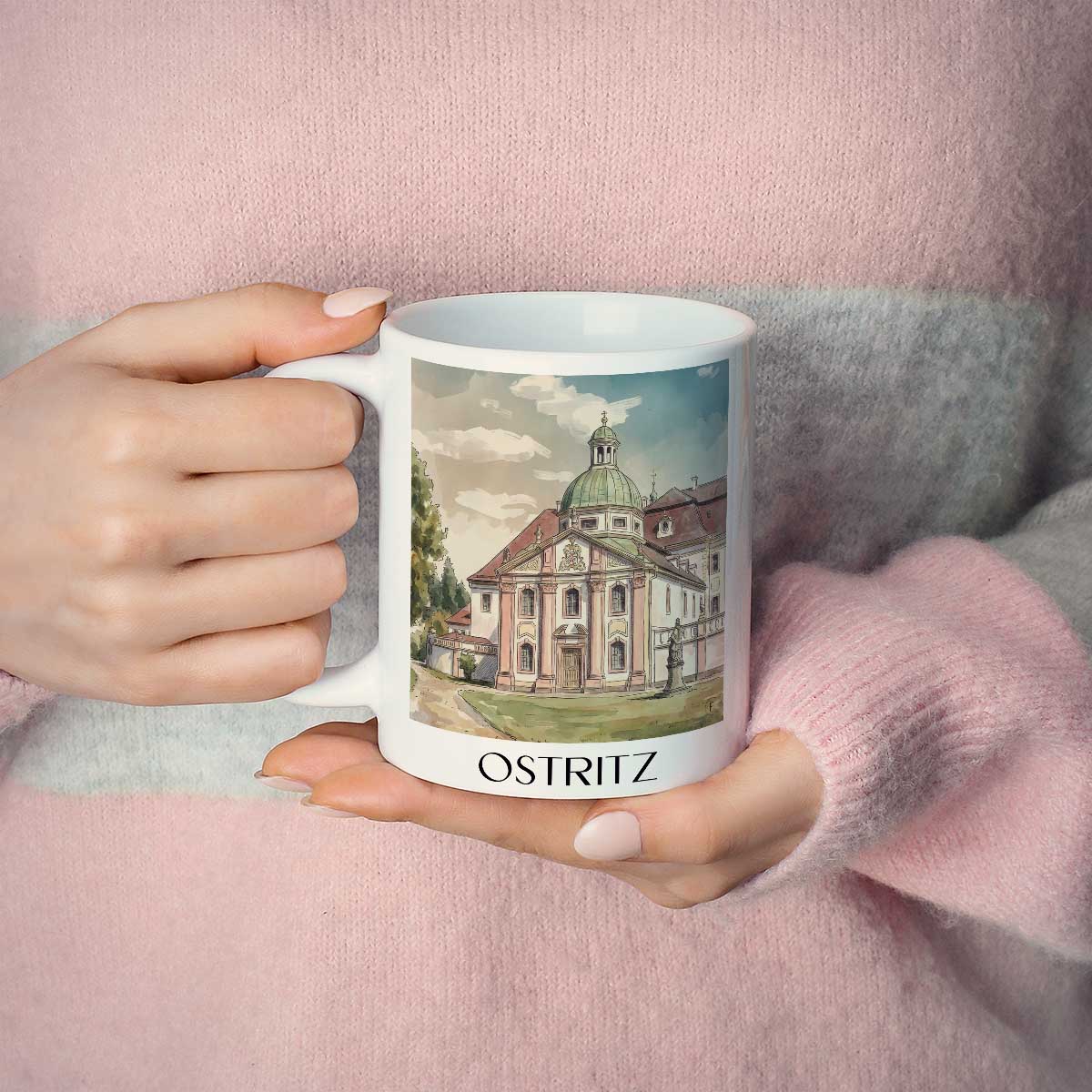 ostritz-oberlausitz-deutschland-kaffeebecher-aquarell