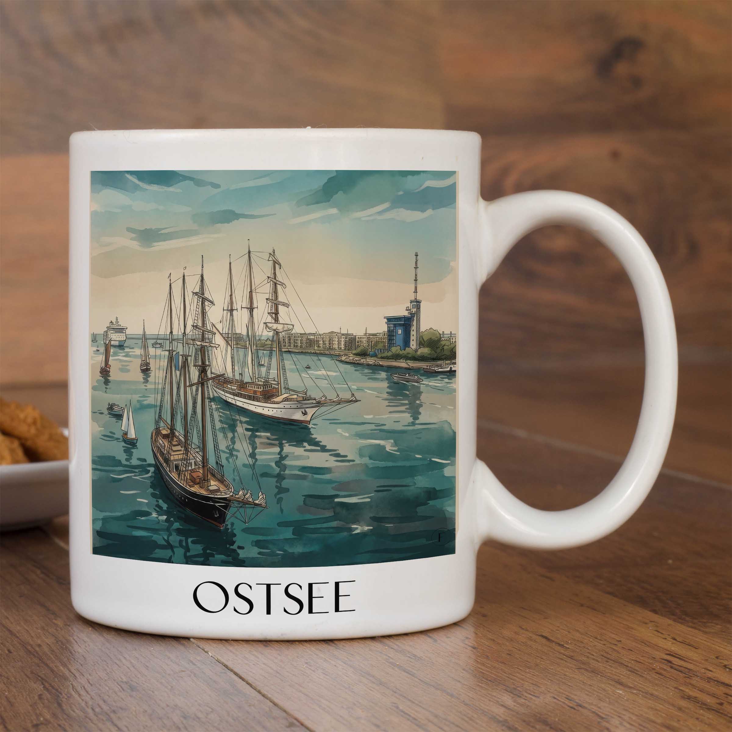 ostsee-rostock-deutschland-kaffeebecher-aquarell