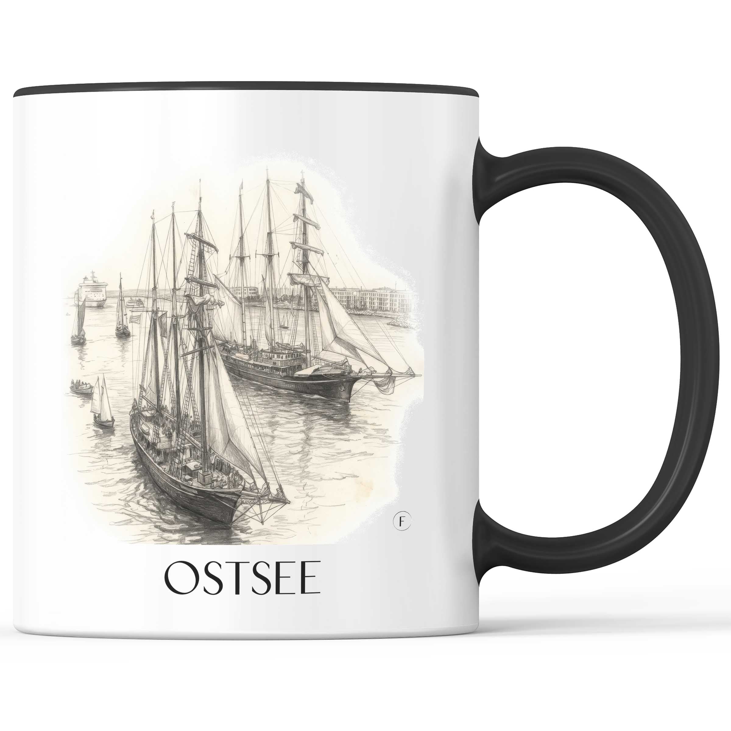 ostsee-rostock-deutschland-kaffeebecher-bleistift-zeichnung-drawing