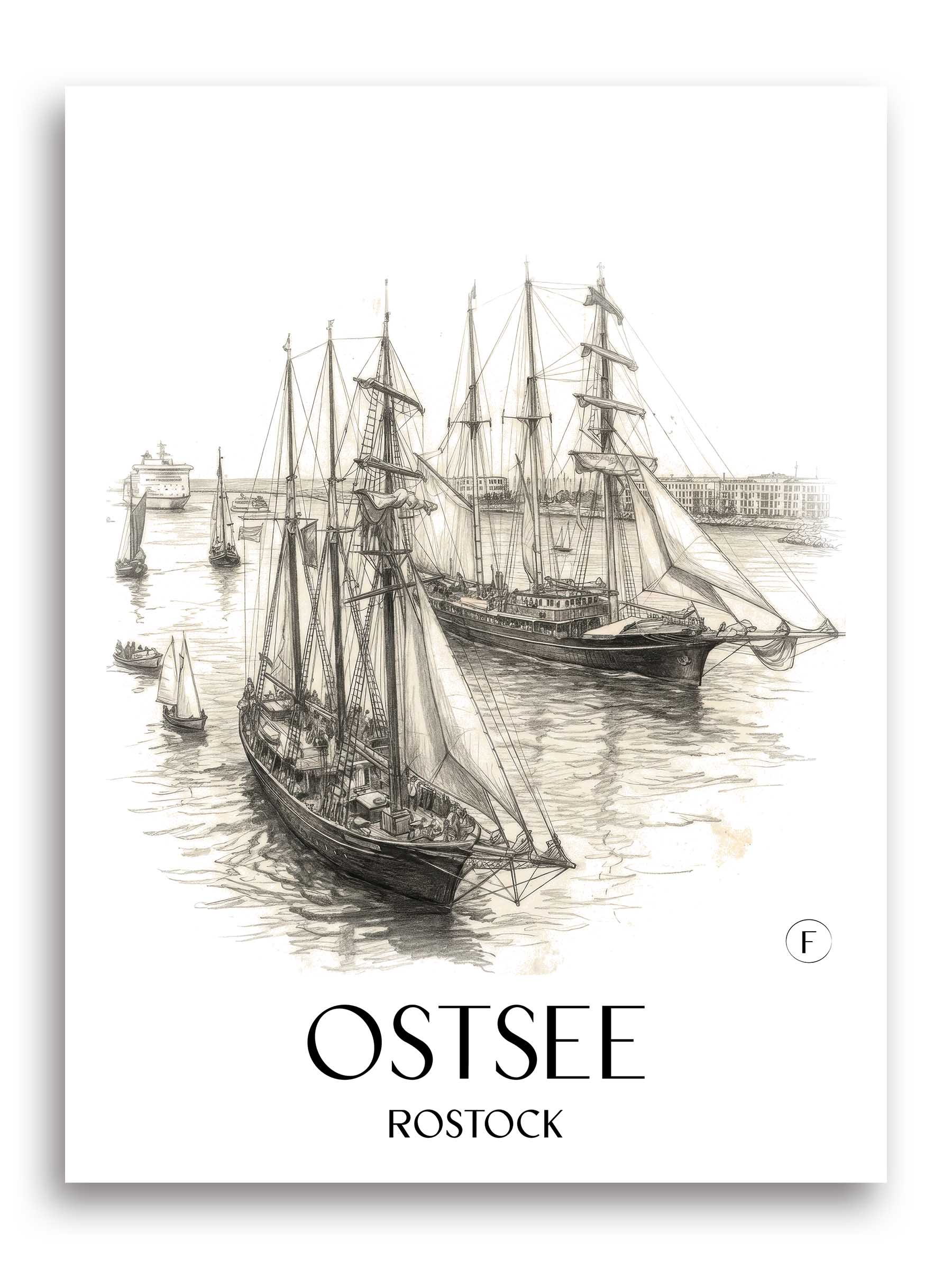 ostsee-rostock-deutschland-poster-bleistift-zeichnung-drawing