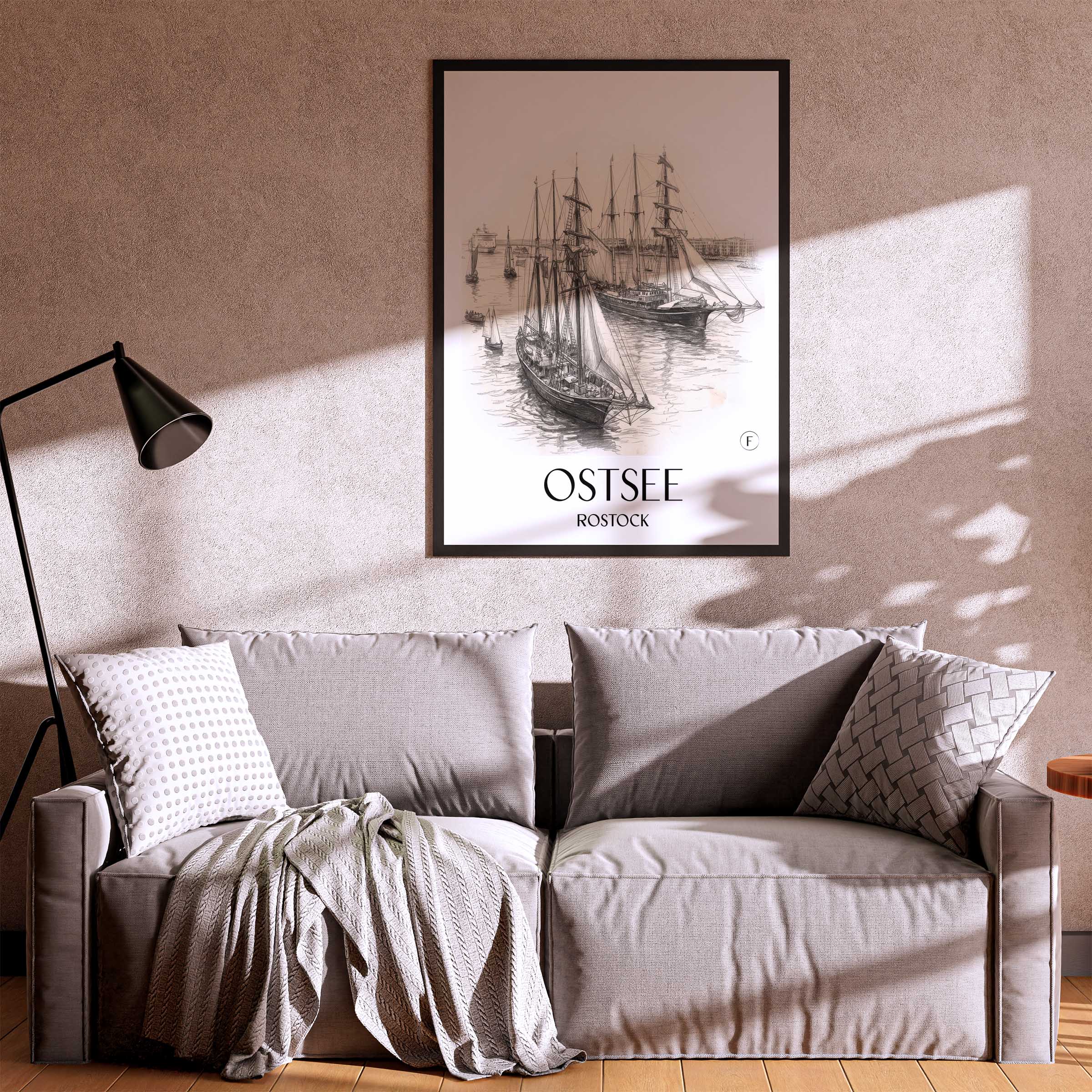 ostsee-rostock-deutschland-poster-bleistift-zeichnung-drawing