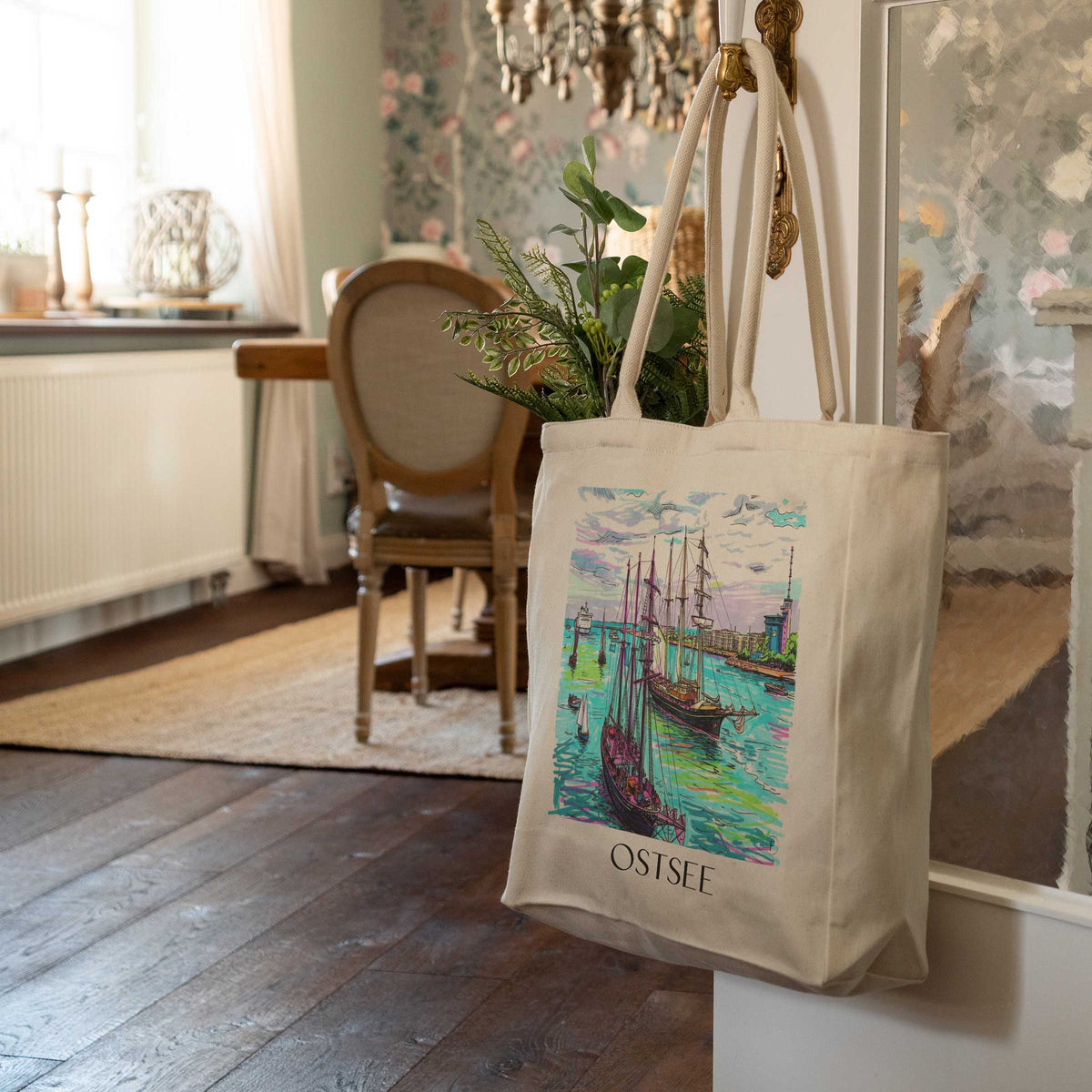 ostsee-rostock-deutschland-einkaufstasche-graffiti