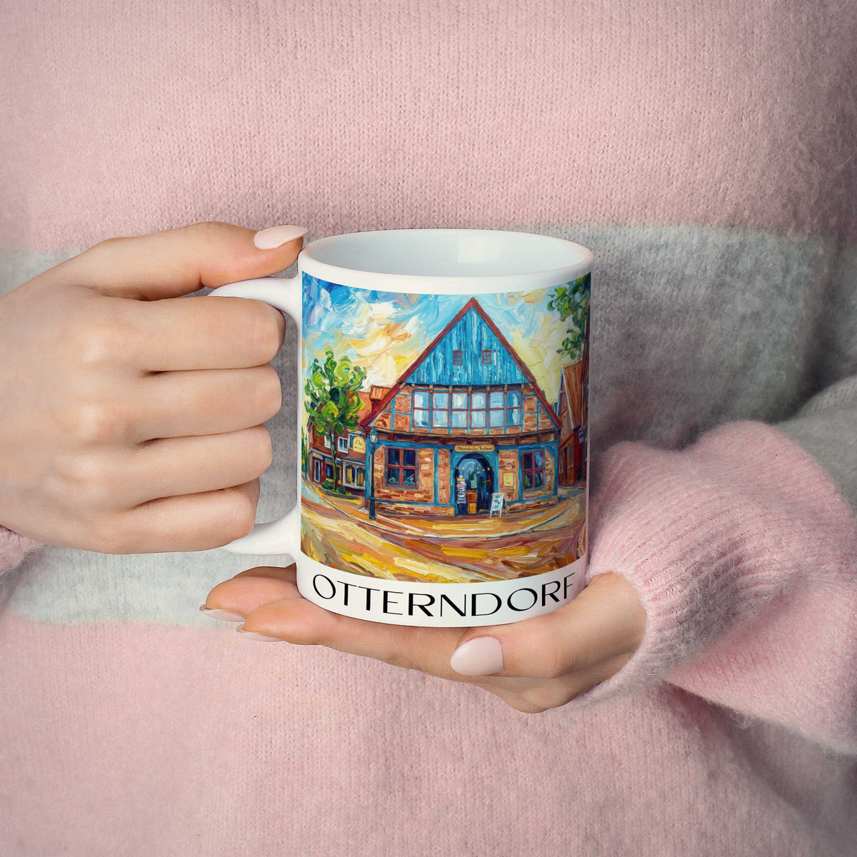 otterndorf-niedersachsen-deutschland-kaffeebecher-oil-painting-oelgemaelde