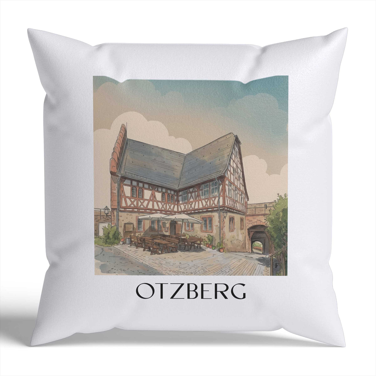 otzberg-odenwald-deutschland-kissenbezug-aquarell
