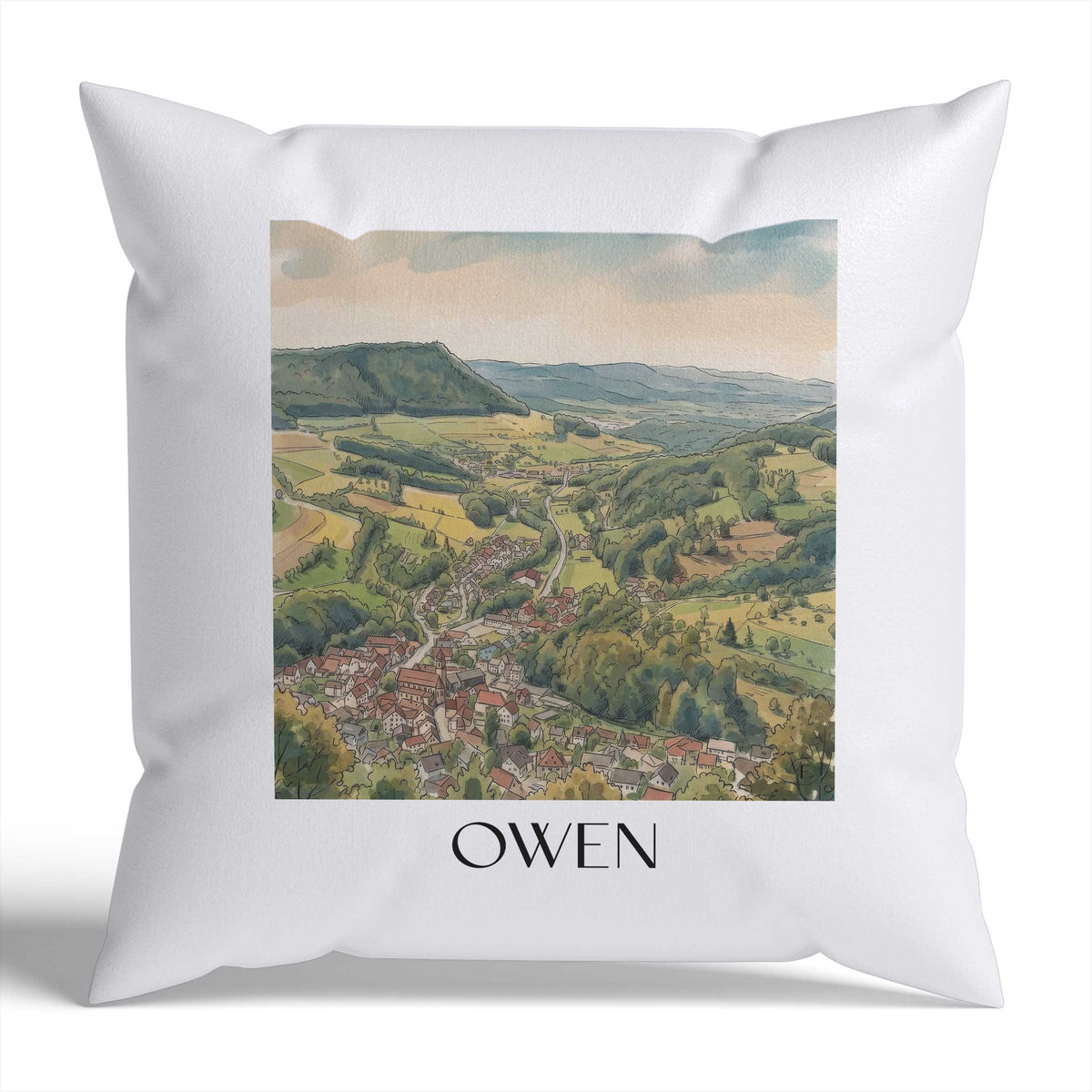 owen-deutschland-deutschland-kissenbezug-aquarell