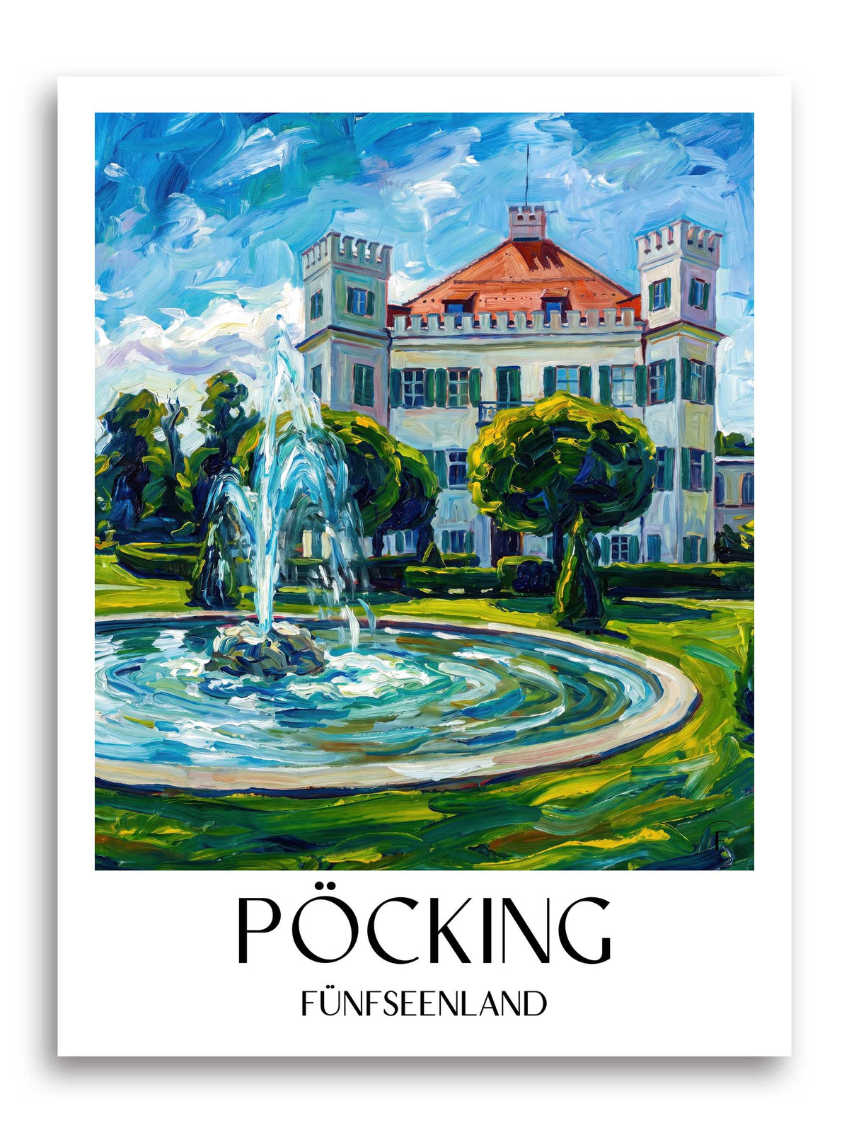 pöcking-fünfseenland-deutschland-poster-oil-painting-oelgemaelde