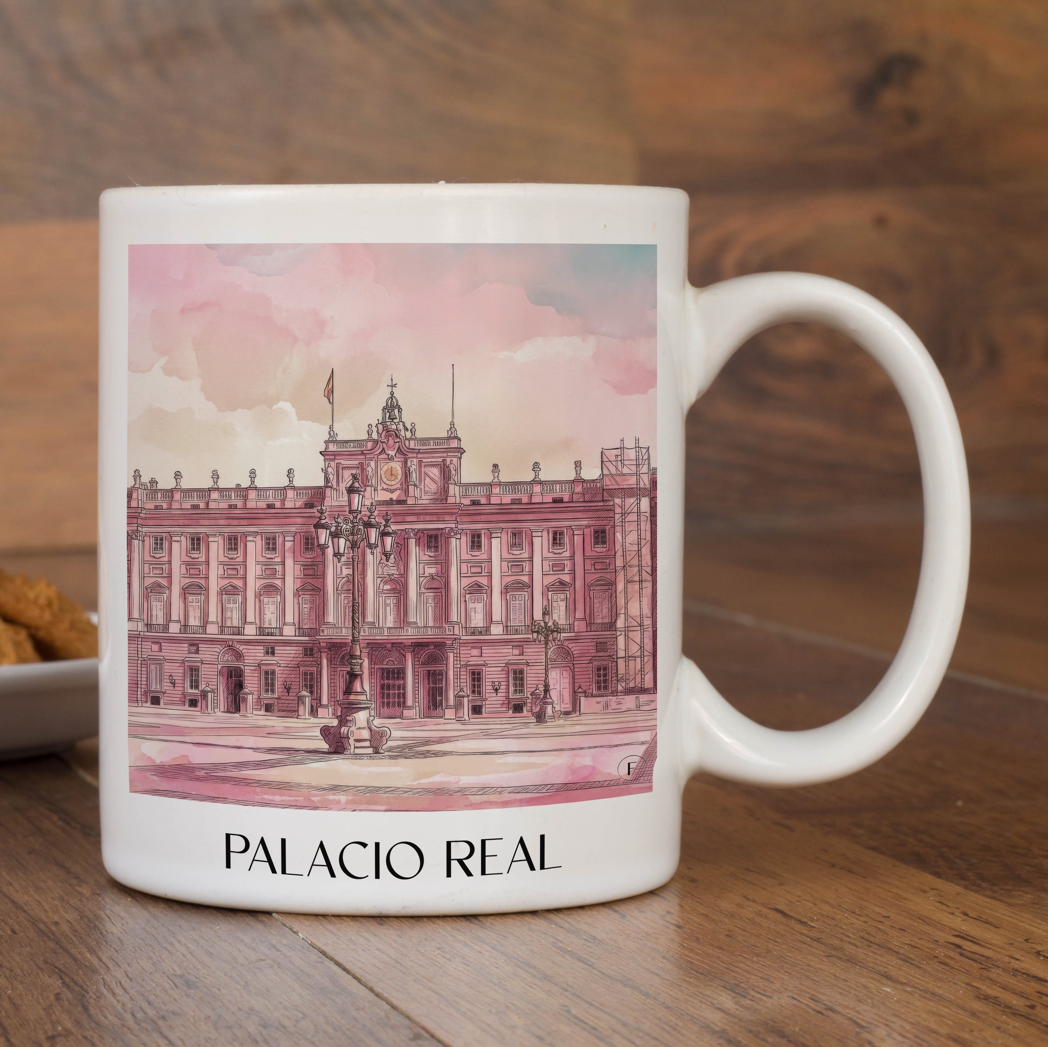 palacio-real-madrid-spanien-kaffeebecher-aquarell-pink-rosa