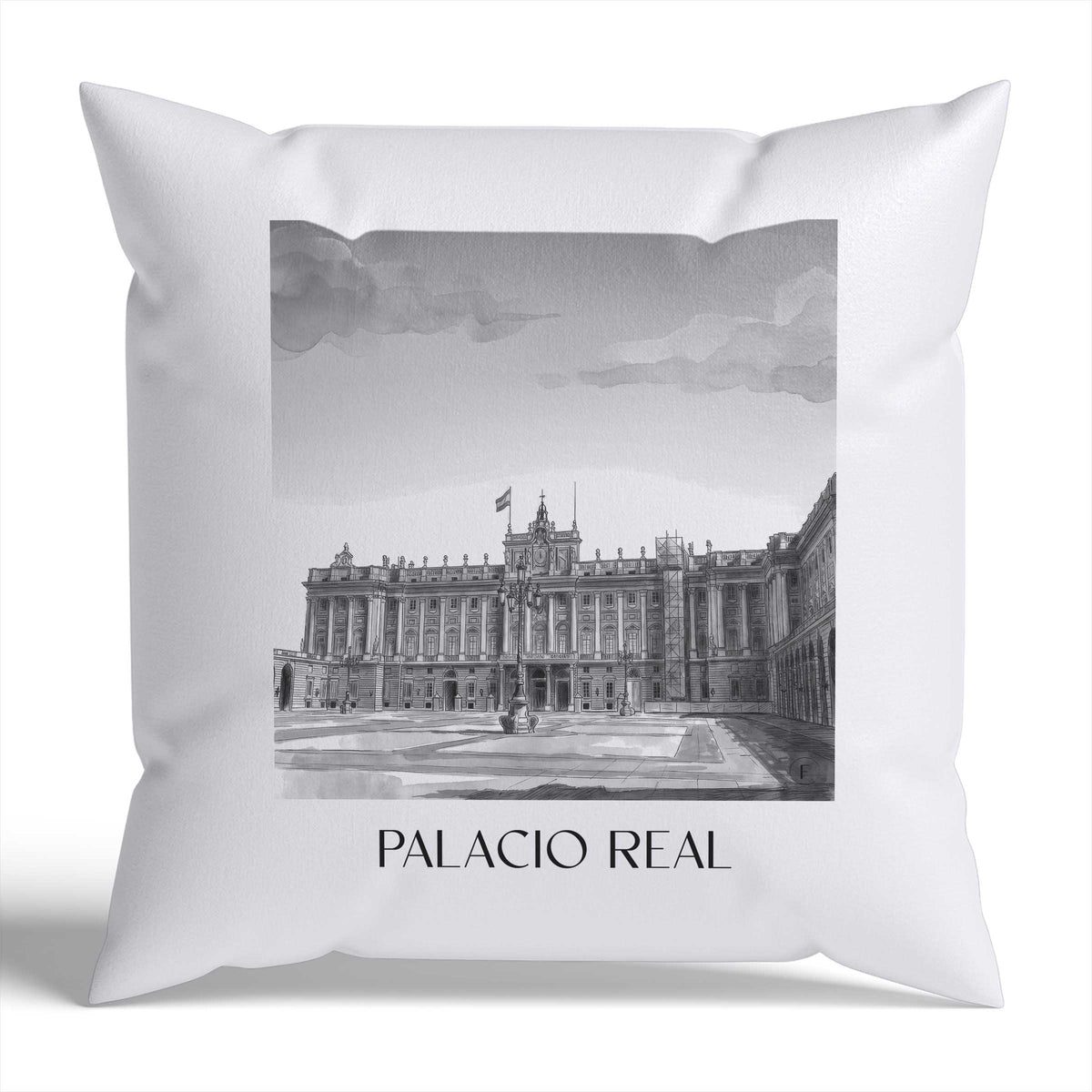 palacio-real-madrid-spanien-kissenbezug-aquarell-schwarz-weiss