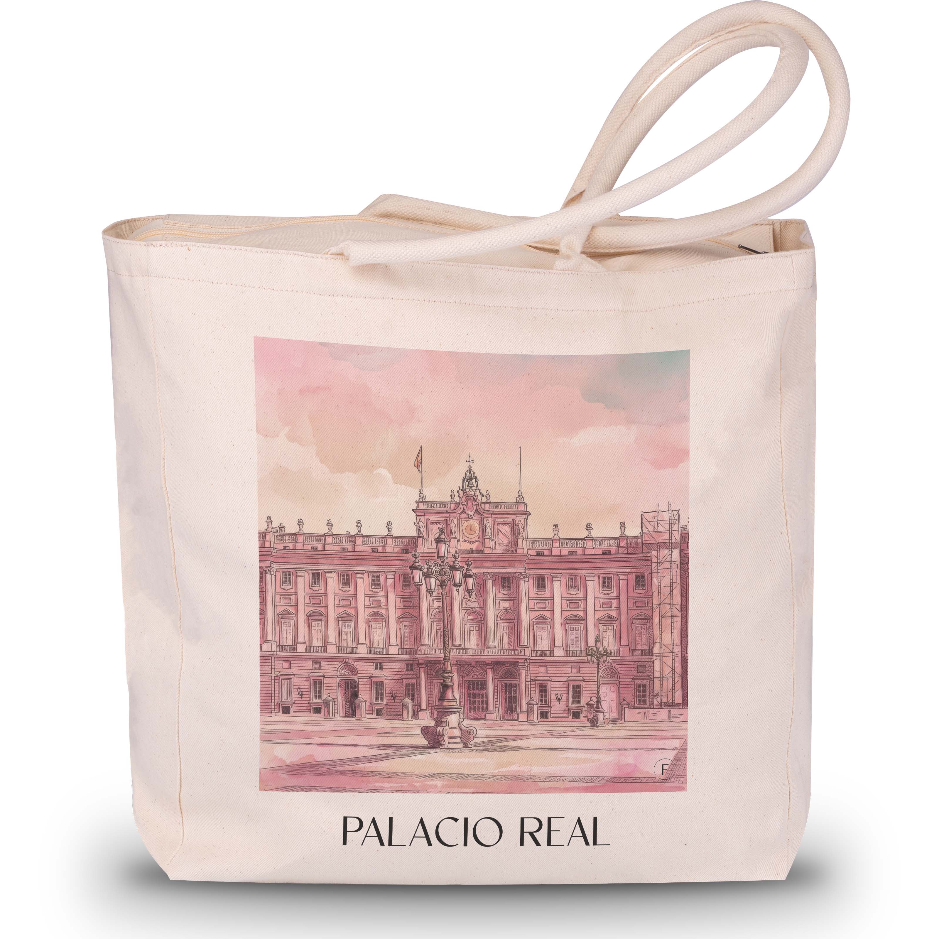 palacio-real-madrid-spanien-einkaufstasche-aquarell-pink-rosa