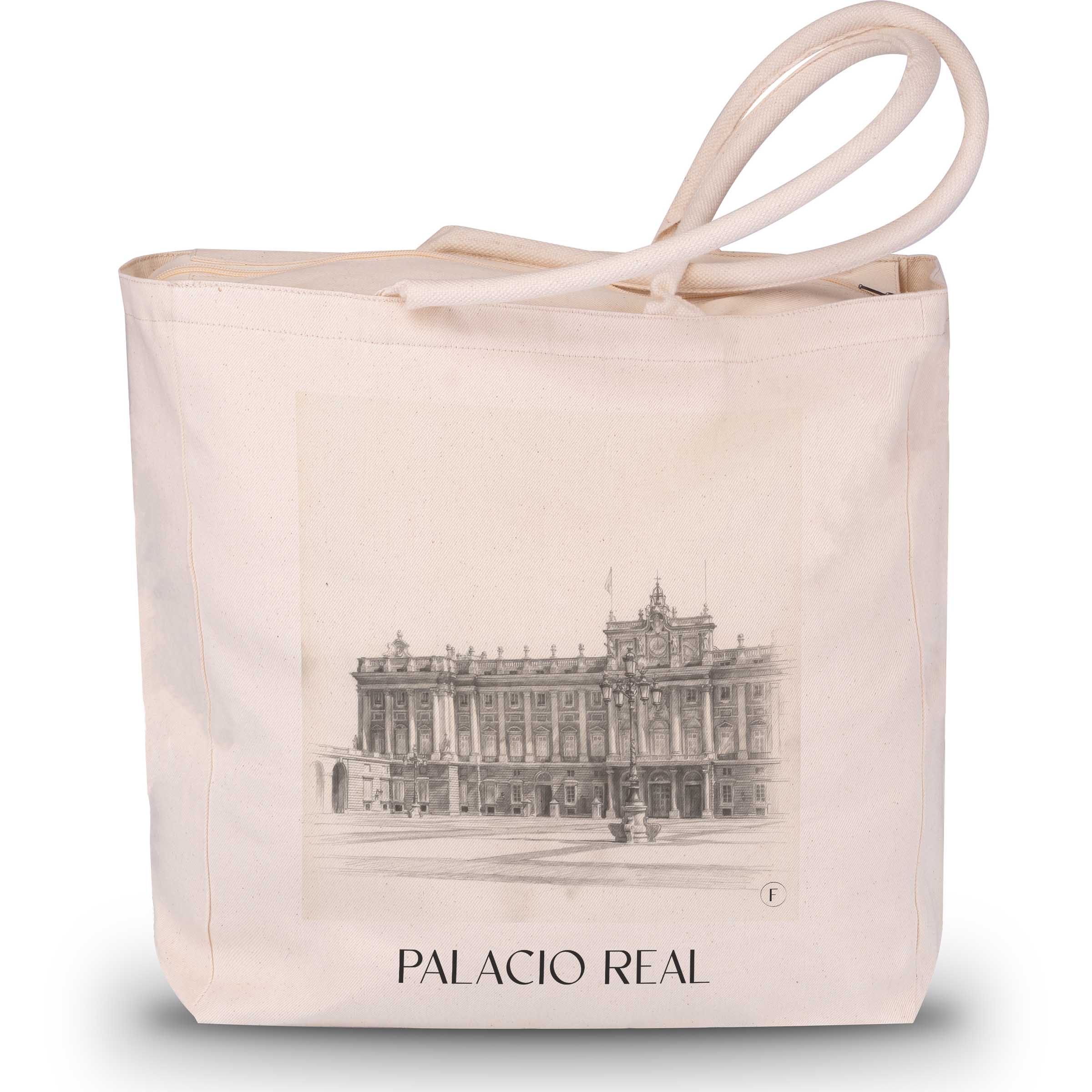 palacio-real-madrid-spanien-einkaufstasche-bleistift-zeichnung-drawing