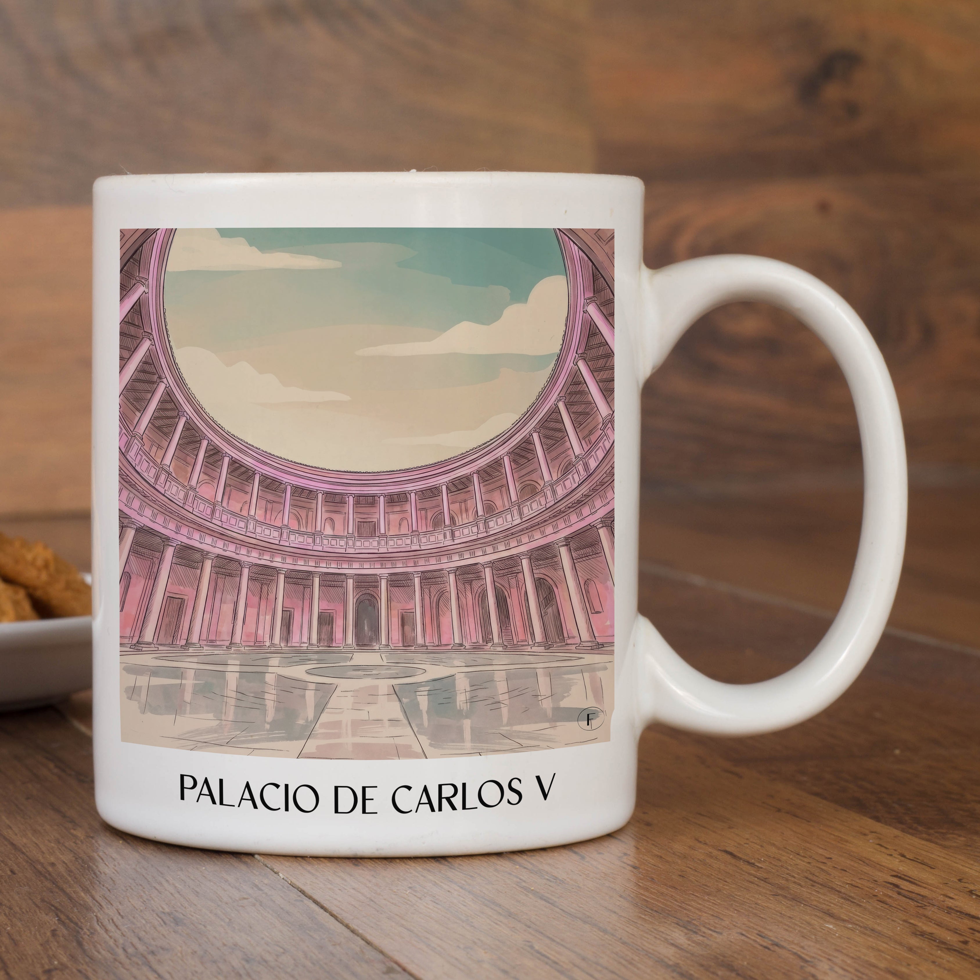 palacio-de-carlos-v-granada-spanien-kaffeebecher-aquarell-pink-rosa